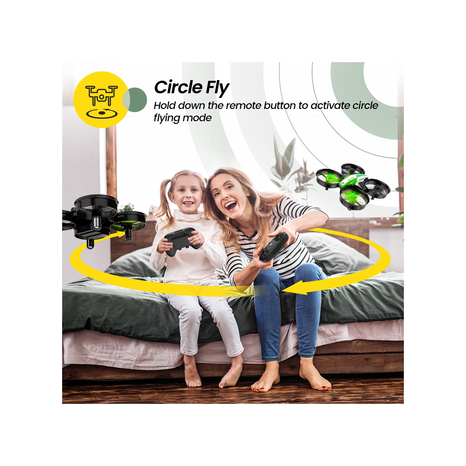 Holy Stone HS210 Mini Drone Under 249g for Kids and Beginners RC Nano Quadcopter Indoor Small Helicopter Plane with Auto Hovering, 3D Flip, Great