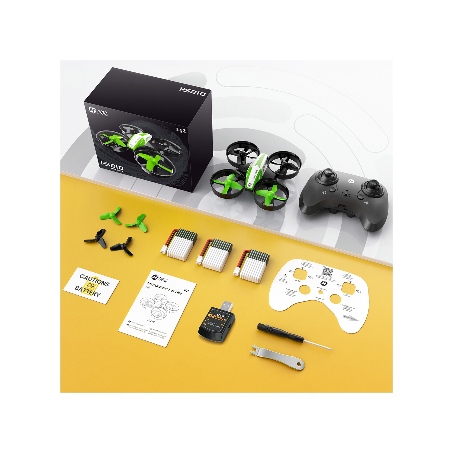 Holy Stone HS210 Mini Drone Under 249g for Kids and Beginners RC Nano Quadcopter Indoor Small Helicopter Plane with Auto Hovering, 3D Flip, Great