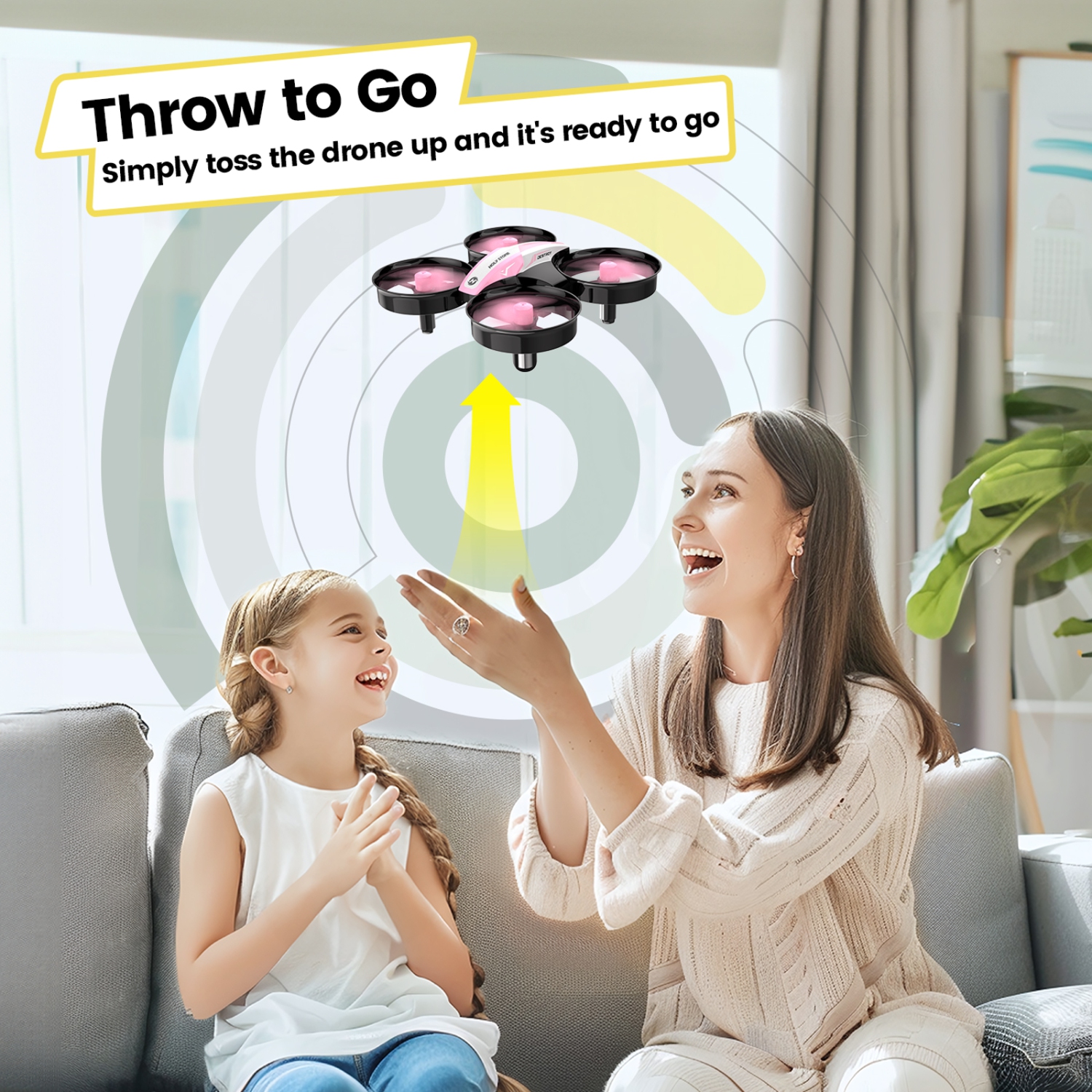 Holy Stone HS210 Mini Drone Under 249g for Kids and Beginners RC Nano Quadcopter Indoor Small Helicopter Plane with Auto Hovering, 3D Flip, Great