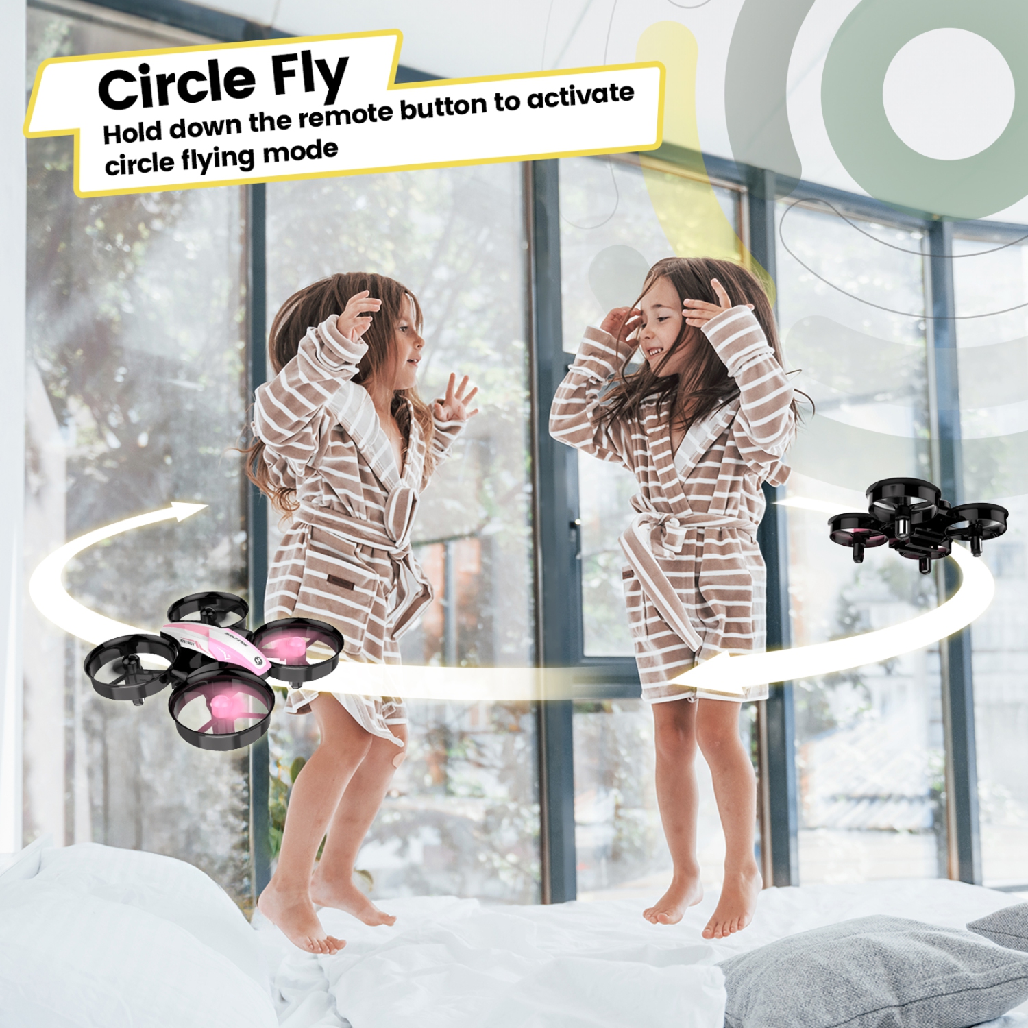 Holy Stone HS210 Mini Drone Under 249g for Kids and Beginners RC Nano Quadcopter Indoor Small Helicopter Plane with Auto Hovering, 3D Flip, Great