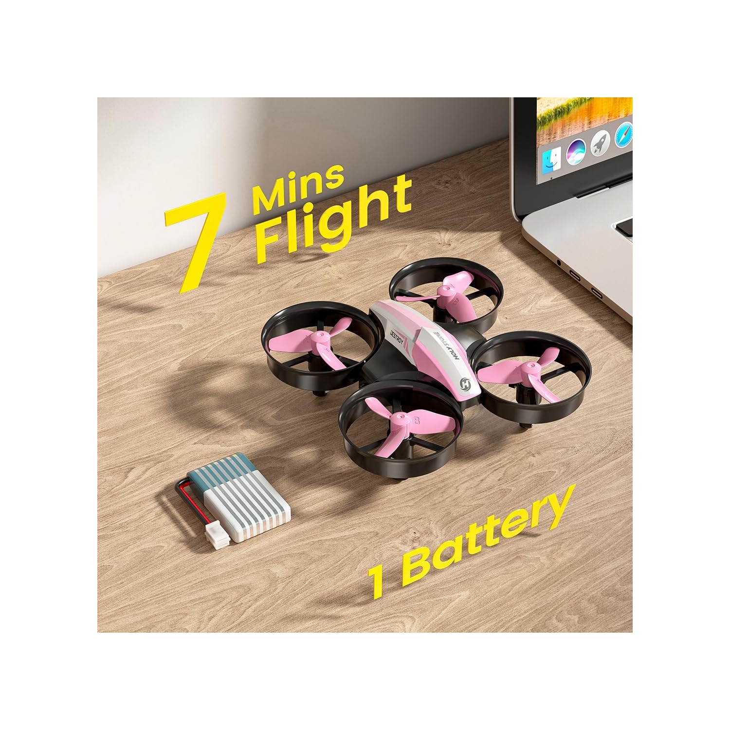 Holy Stone HS210 Mini Drone Under 249g for Kids and Beginners RC Nano Quadcopter Indoor Small Helicopter Plane with Auto Hovering, 3D Flip, Great