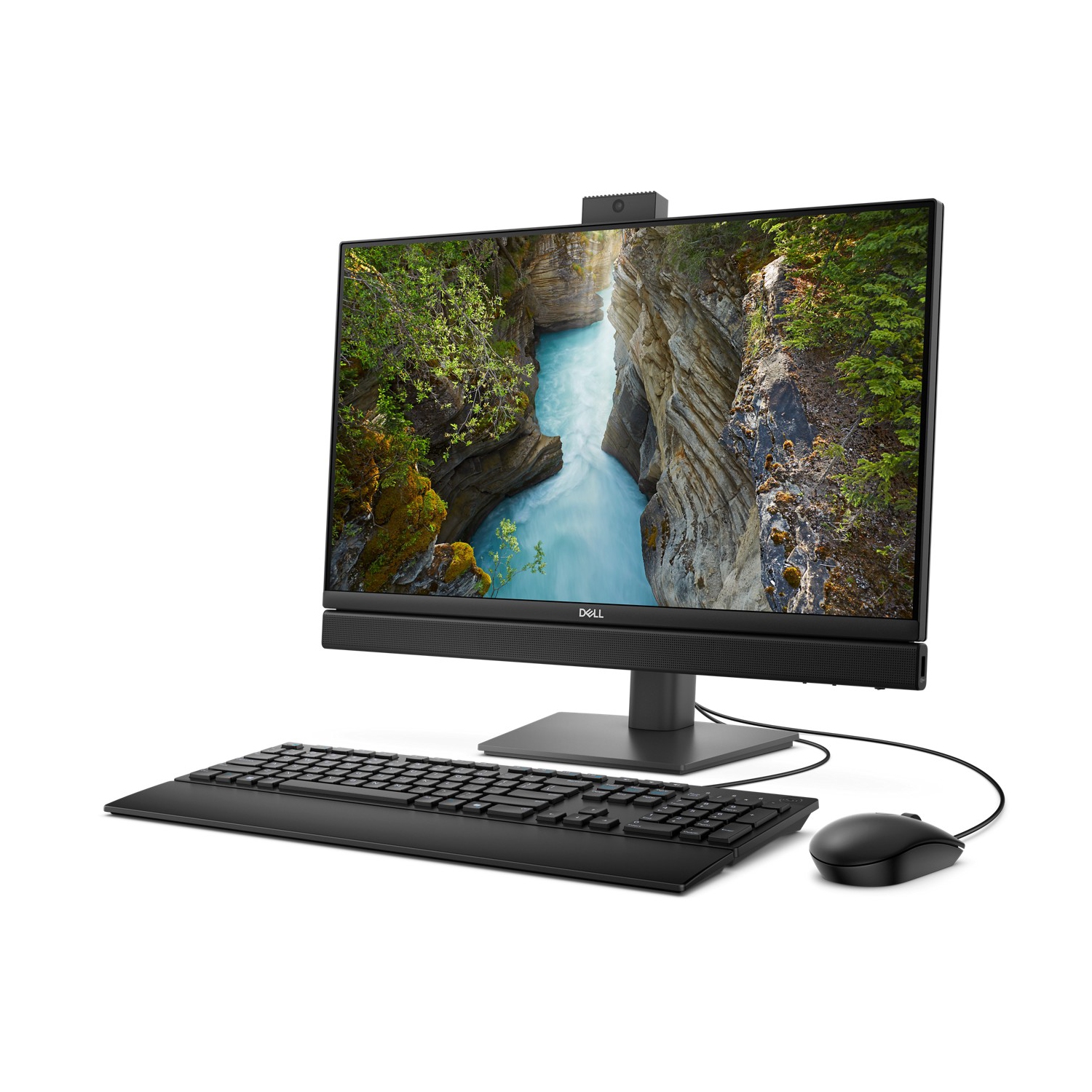 Dell Pro Qc24251 23.8" All-In-One PC with Intel® Core™ Ultra 5-235T Processor, 256GB SSD, 16 GB RAM, Intel® Graphics, Windows 11 Pro - Platinum Silver