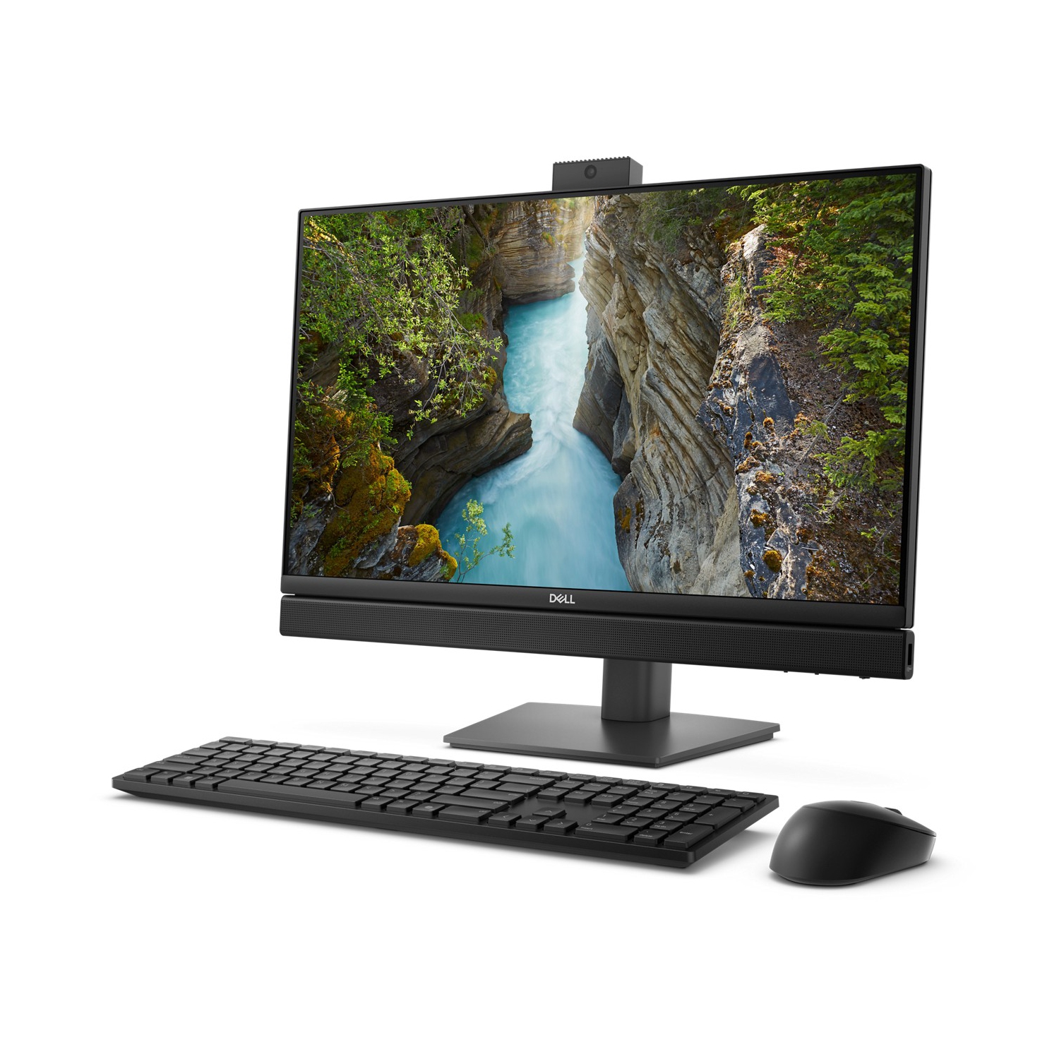 Dell Pro Qc24250 23.8" All-In-One PC with Intel® Core™ Ultra 7-265 Processor, 512GB SSD, 16 GB RAM, Intel® Graphics, Windows 11 Pro - Platinum Silver