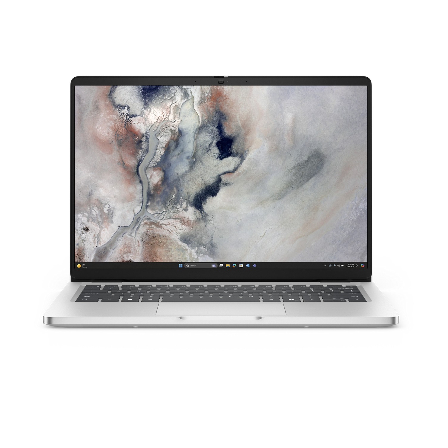 Dell Pro Pc14250 14" Laptop with Intel® Core™ Ultra 5-235U Processor, 256GB SSD, 16 GB RAM, Windows 11 Pro - Platinum Silver