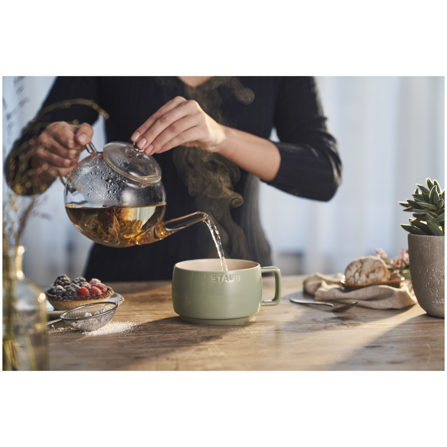 STAUB – Tasse en céramique céramique, eucalyptus, 500&nbsp;ml