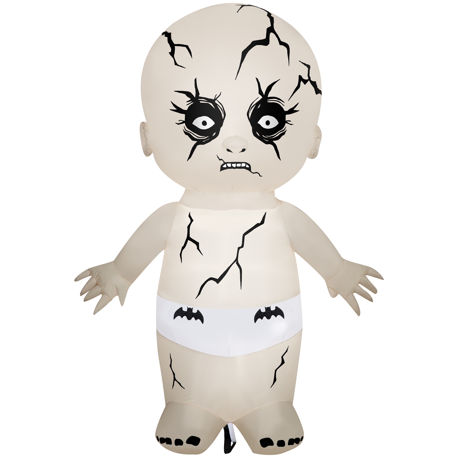 Poupée Zombie gonflable à tête d'Halloween animée Airblown MD de GEMMY INDUSTRIES - Grand - 72 x 57&nbsp;po