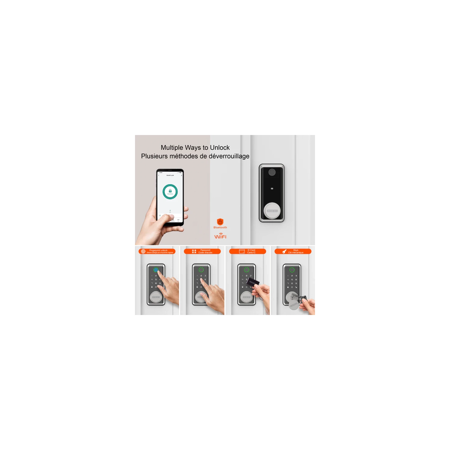 Black & Decker Smart Lock with Gateway - Silver