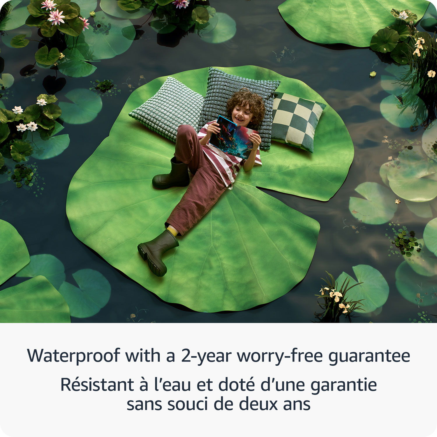 Liseuse numérique à écran tactile 16 Go Kindle Colorsoft pour enfants d'Amazon - Lecture à la lumière des étoiles