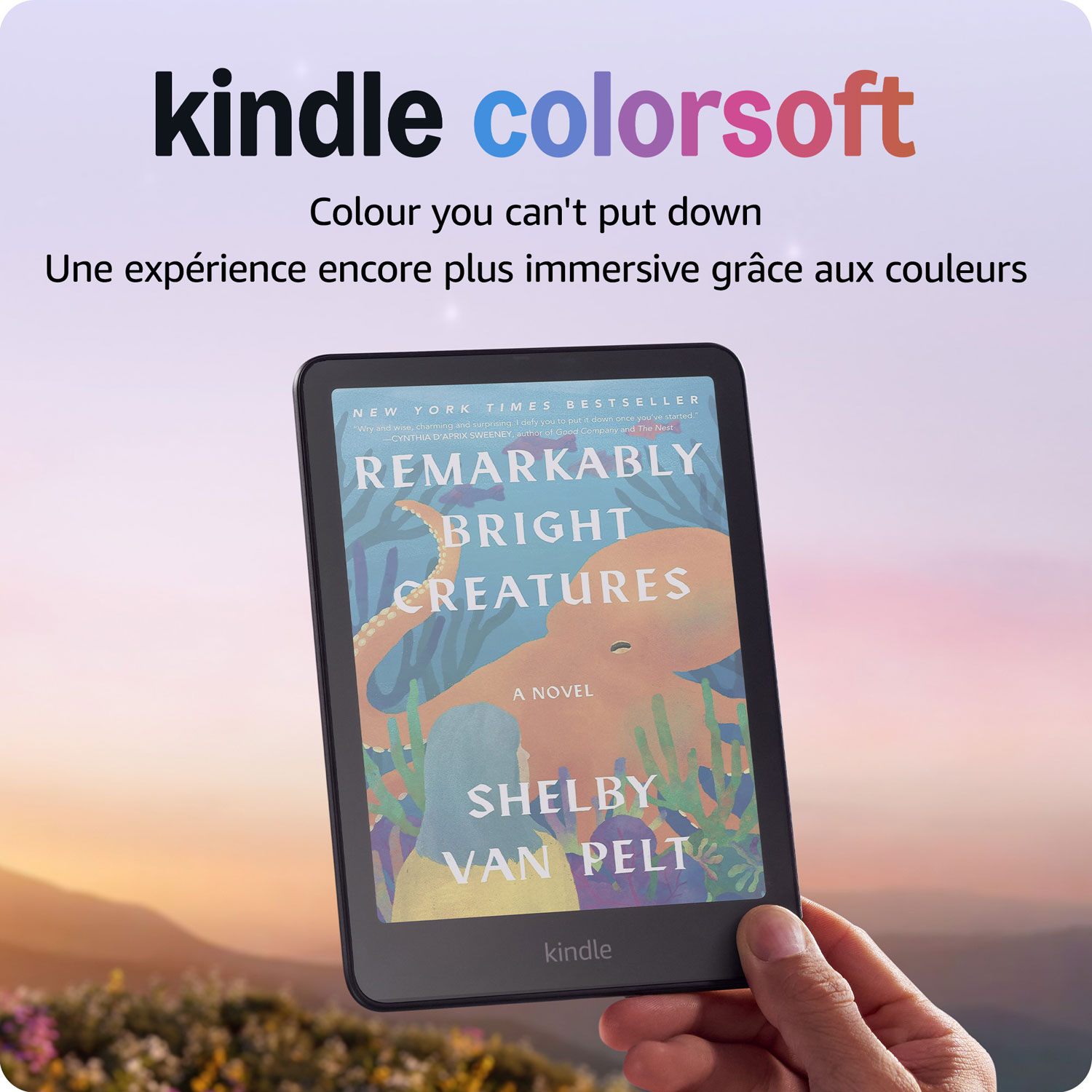 Liseuse numérique à écran tactile de 7 po 16 Go Kindle Colorsoft d'Amazon - Noir