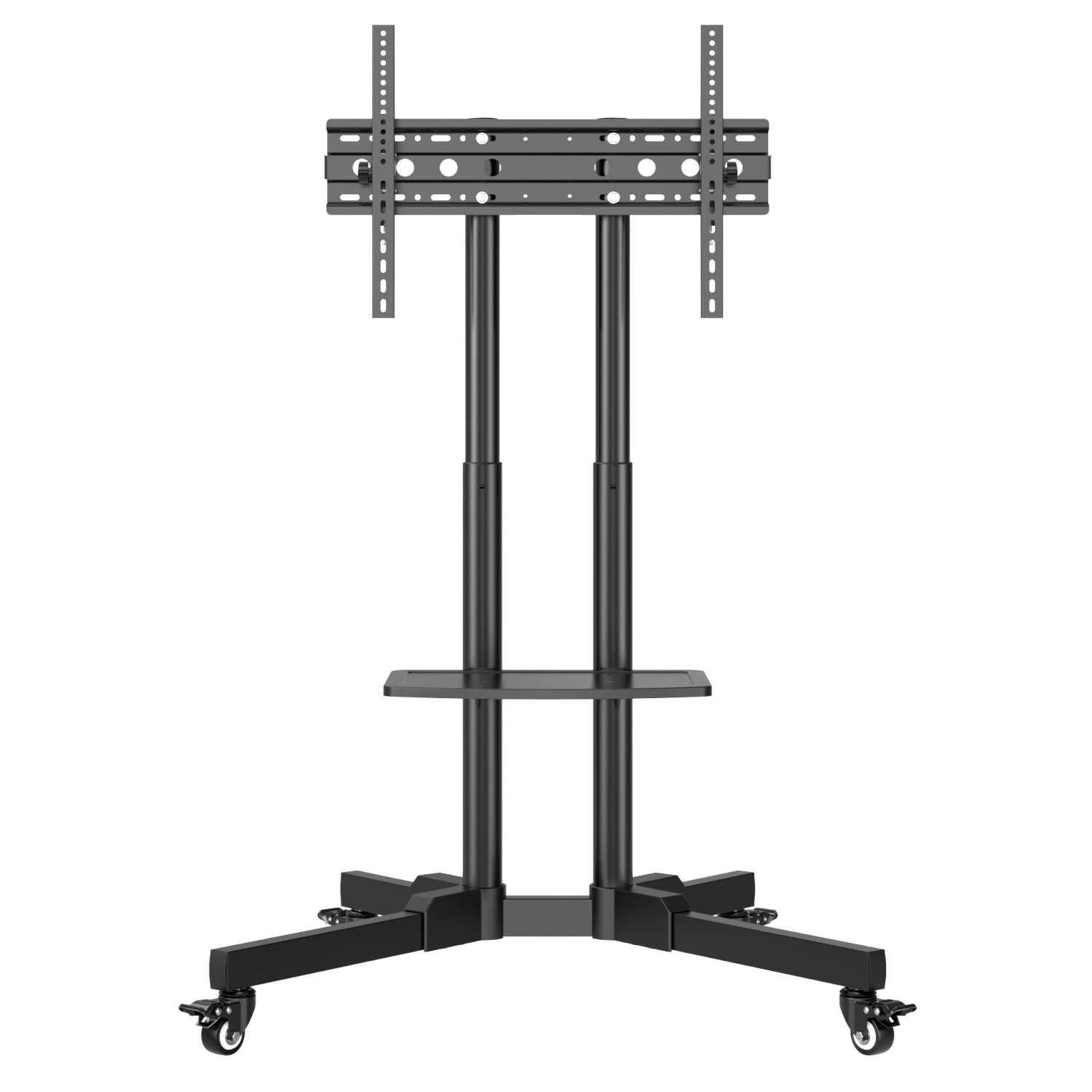 Boost Industries UC3770 Universal Mobile Height Adjustable TV Cart for 32″ to 70″ TVs