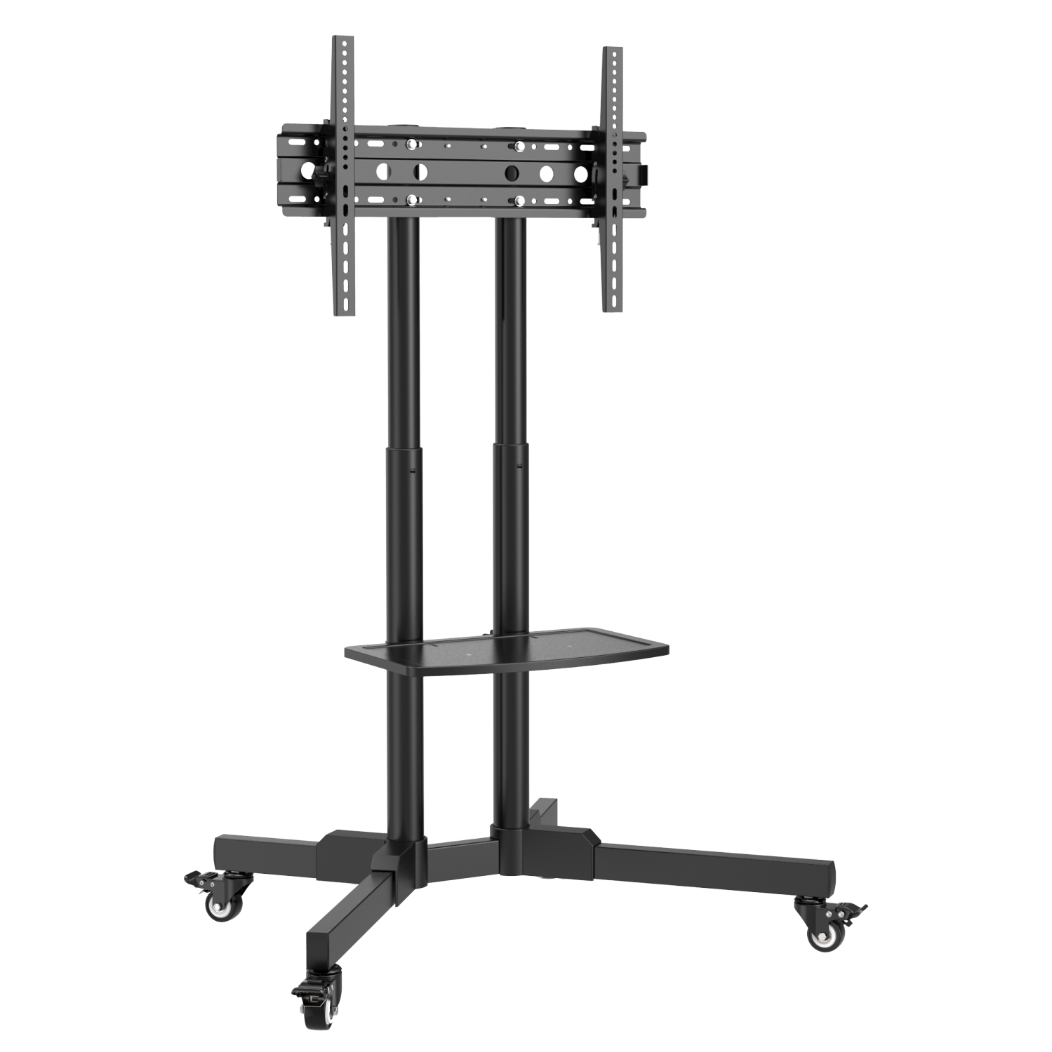 Boost Industries UC3770 Universal Mobile Height Adjustable TV Cart for 32″ to 70″ TVs