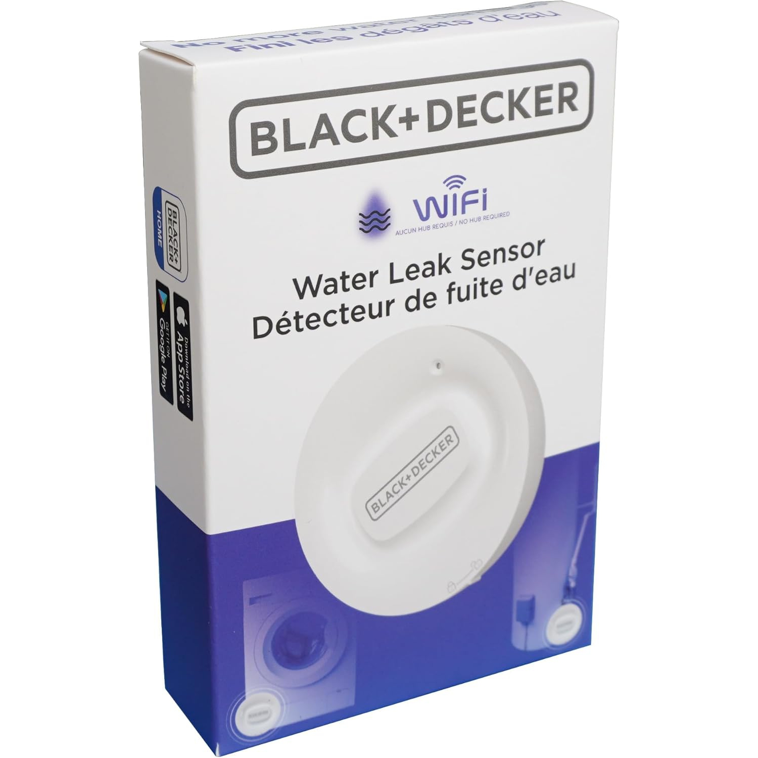 Détecteur d'eau intelligent Wi-Fi de Black & Decker