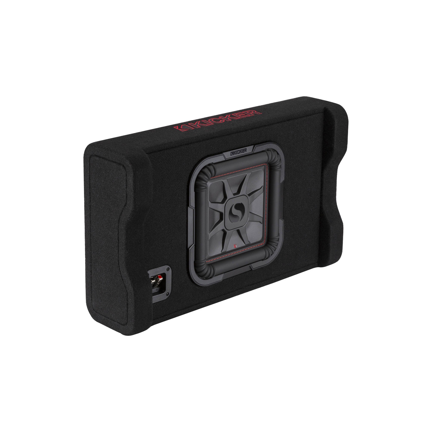KICKER – Boîtier compact à chargement vers le bas, 500&nbsp;W, 10&nbsp;po, 49L7TDF102
