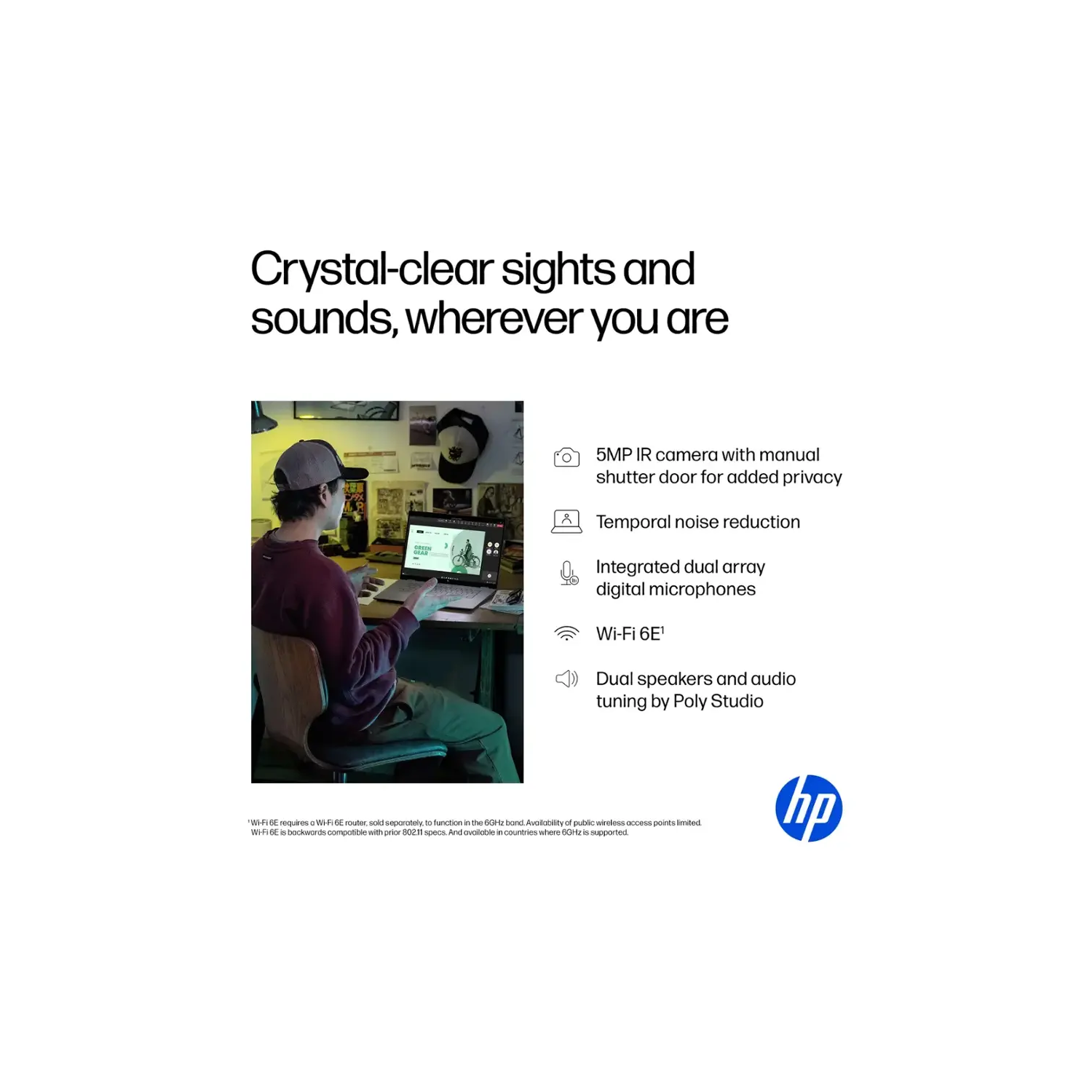 OmniBook X Flip 2-en-1 de HP, portable à écran tactile 2K de 16&nbsp;po, Copilot+PC, Ryzen AI 5 d'AMD, SSD 512&nbsp;Go DDR5 d'16&nbsp;Go, Windows 11