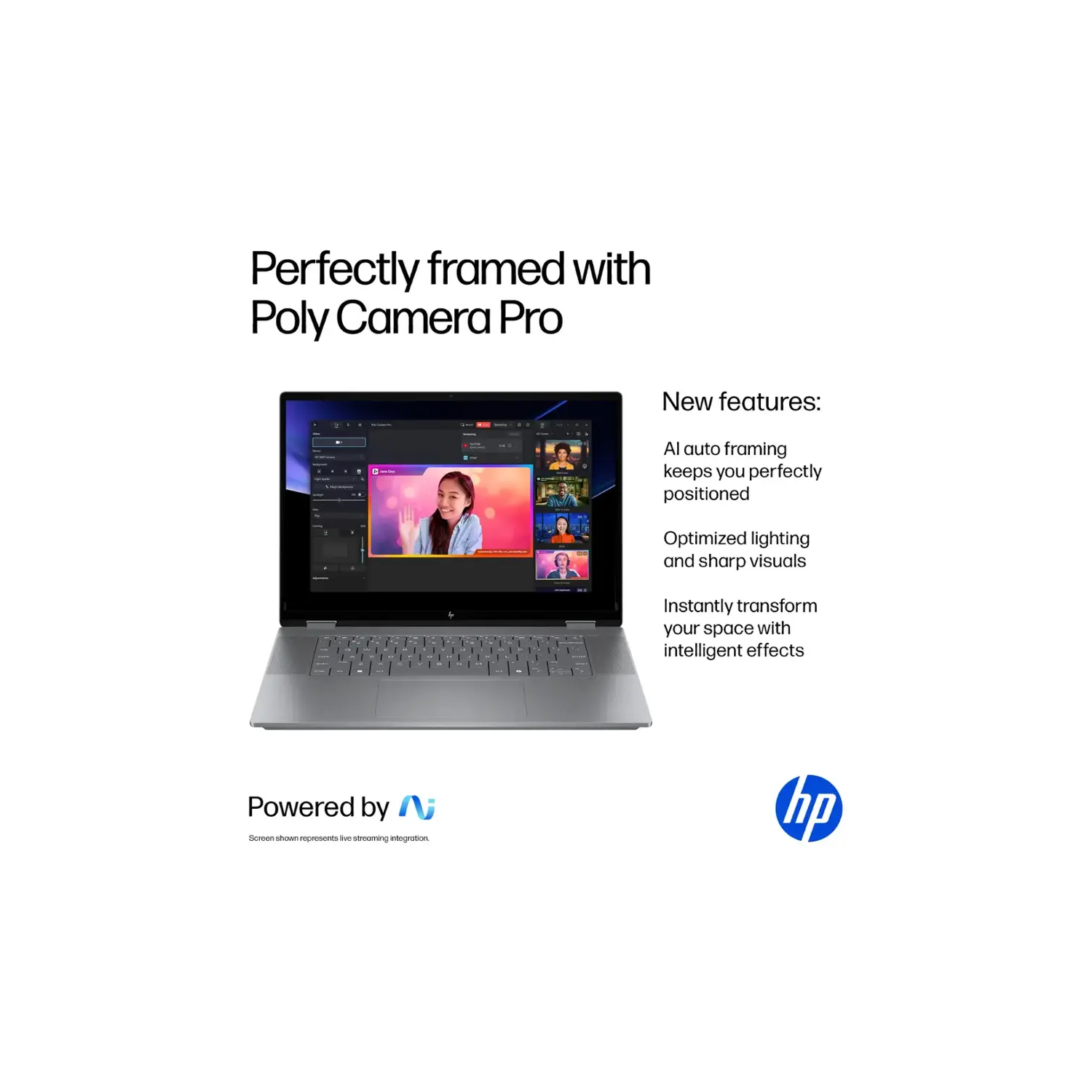 OmniBook X Flip 2-en-1 de HP, portable à écran tactile 2K de 16&nbsp;po, Copilot+PC, Ryzen AI 5 d'AMD, SSD 1&nbsp;To DDR5 d'16&nbsp;Go, Windows 11