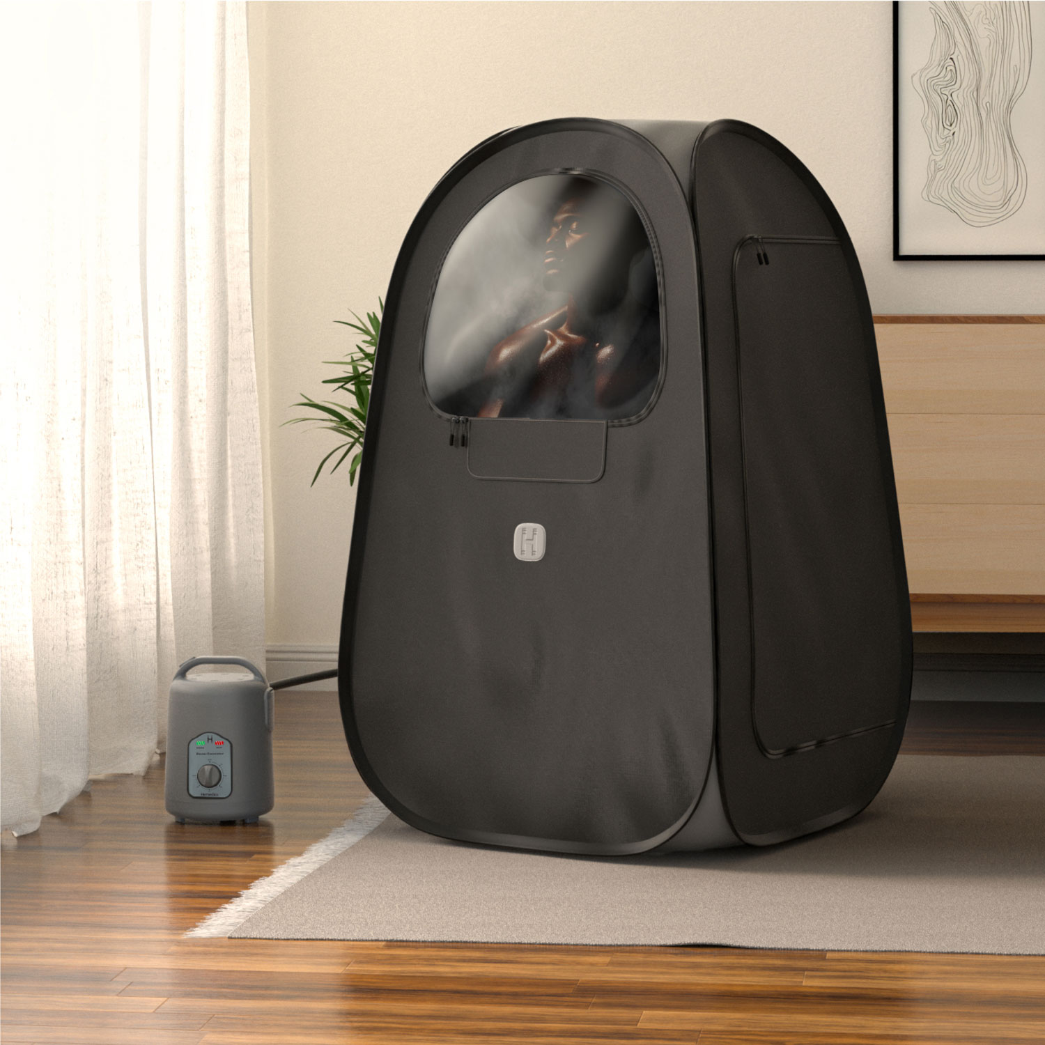 Sauna à vapeur portatif pour 1 personne de Homedics