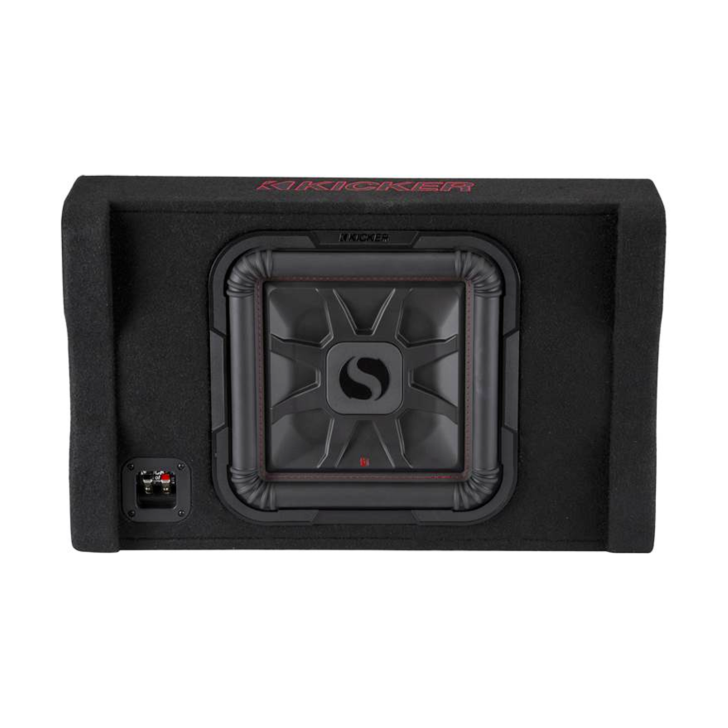 Enceinte scellée vers le bas 600&nbsp;W 49L7TDF122 de 12&nbsp;po de Kicker avec haut-parleur d'extrêmes graves peu profond L7T