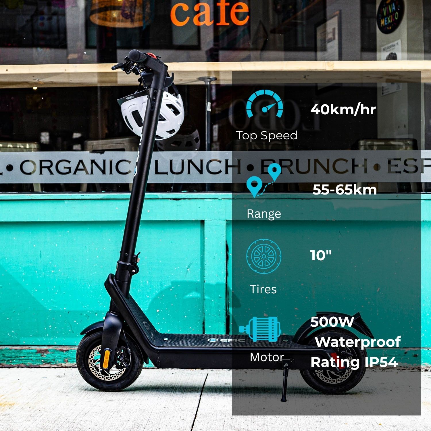 Trottinette électrique X7 de Bluerev – Trottinette électrique pliable et légère avec vitesse maximale 25&nbsp;km/h et portée 20&nbsp;km – Balade