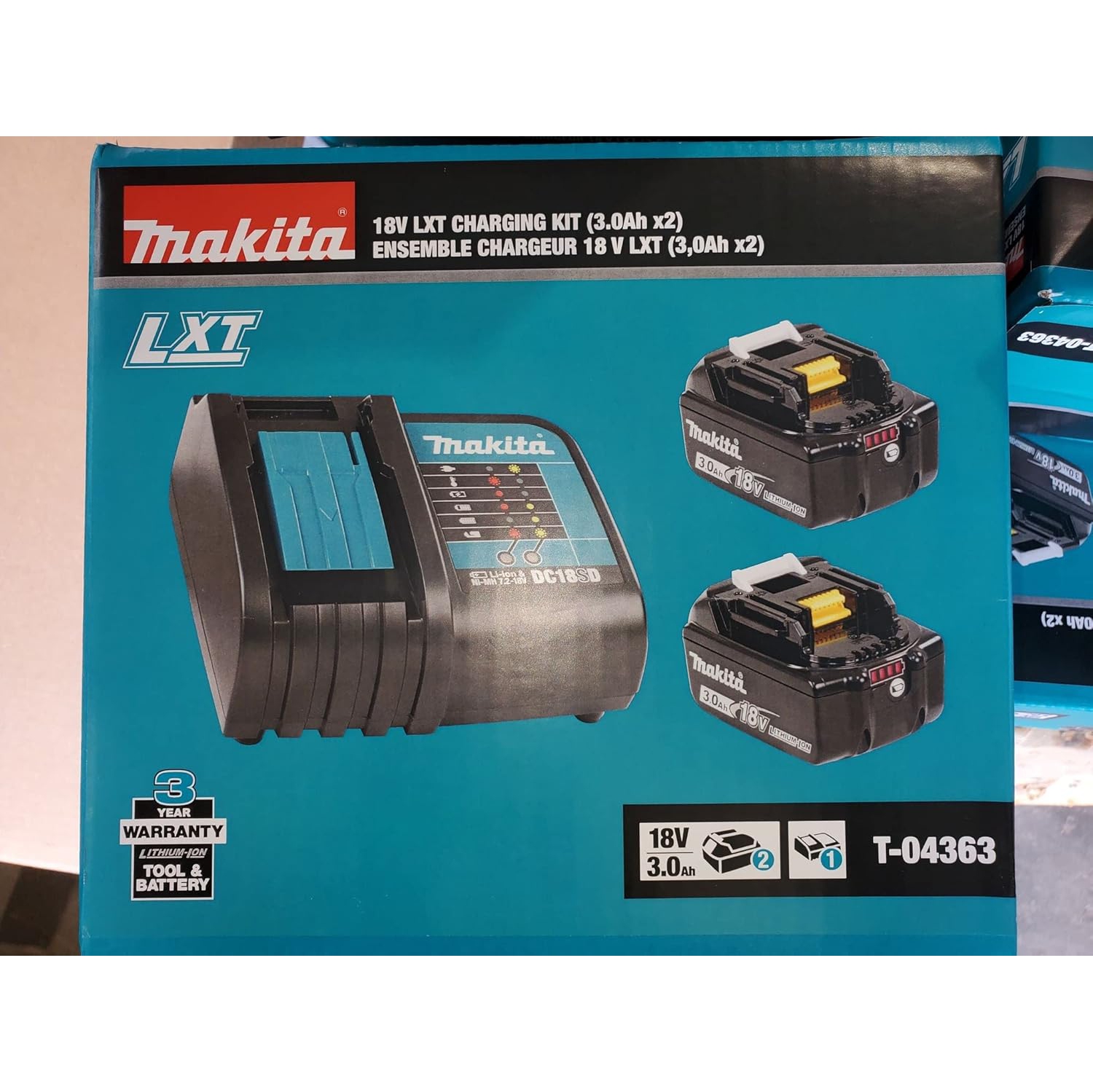 Makita - T-04363-18&nbsp;V. Trousse de recharge