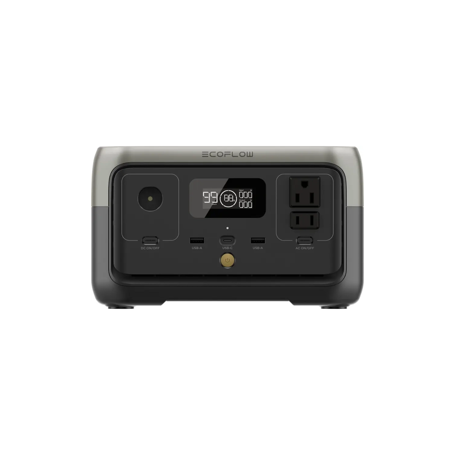 Refurbished - EcoFlow RIVER 2 256Wh Portable Power Station (256 Wh Capacity) - Black