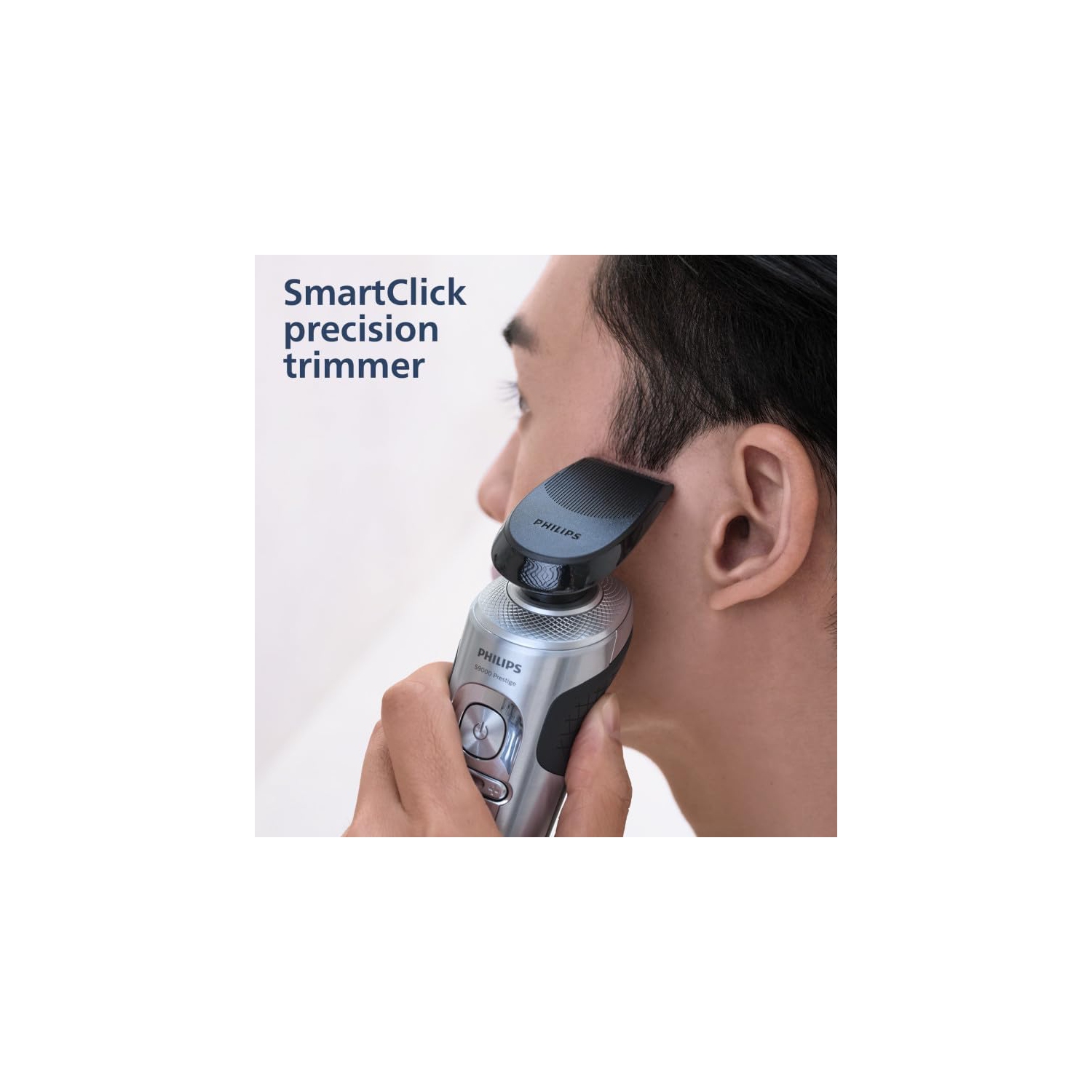 Philips Electric Shaver Series 9000 Prestige, Wet & Dry with SkinIQ technology & Hydro SkinGlide Coating, Black Grey, SP9871/13