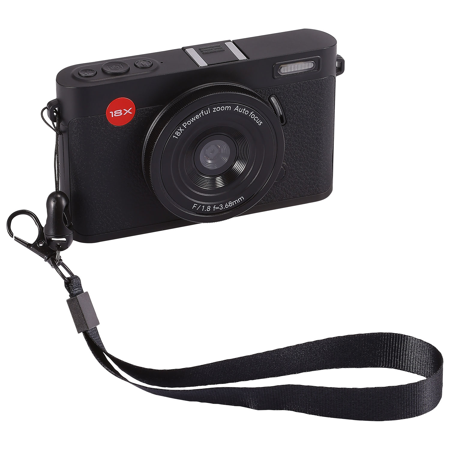 Appareil photo numérique Wi-Fi vidéo 5K de 20 Mpx VECXX140 de Vivitar - Noir