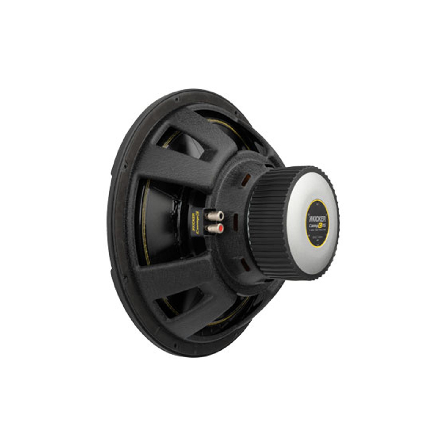 Haut-parleur d'extrêmes graves 600&nbsp;W de 15&nbsp;po 50CWCD154 série CompC de KICKER - Deux 4&nbsp;Ohm