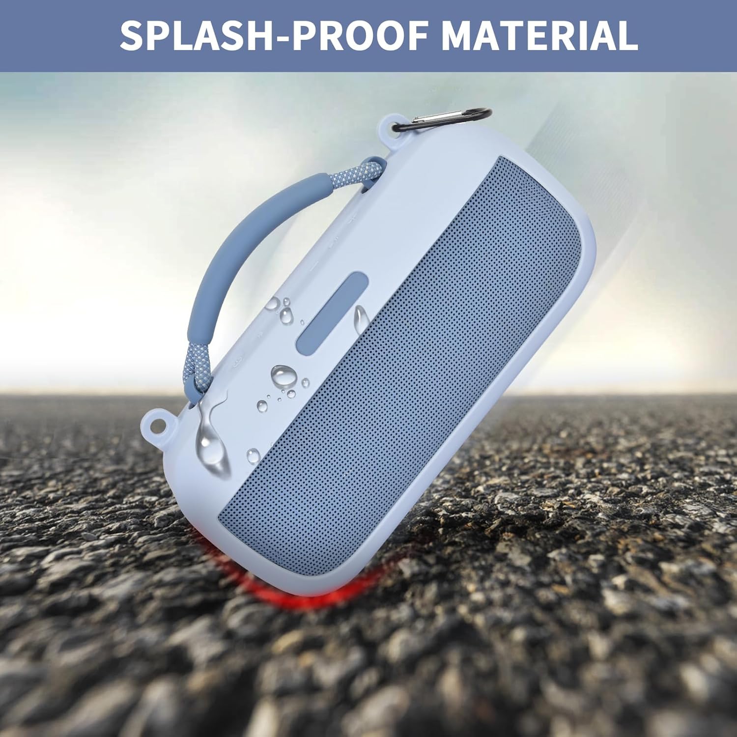 Silicone Case Compatible with Bose SoundLink Max Portable Speaker, Protective Cover for Bose SoundLink Speaker Accessories