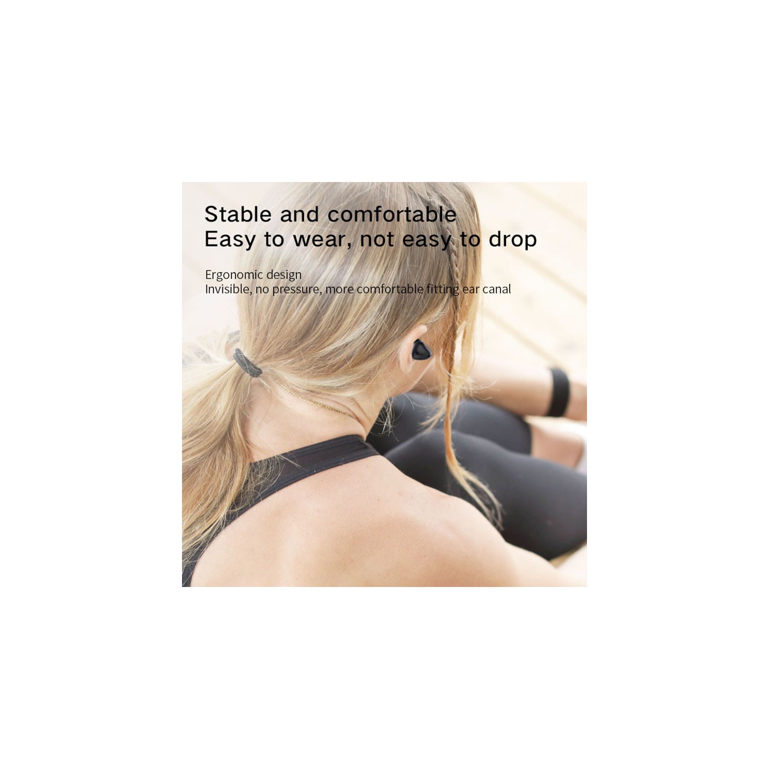 Casque d'écoute rotatif à bruit blanc haut-parleur 2 en 1 TWS réduction du bruit stéréo Bluetooth écouteur audio multifonction - bleu