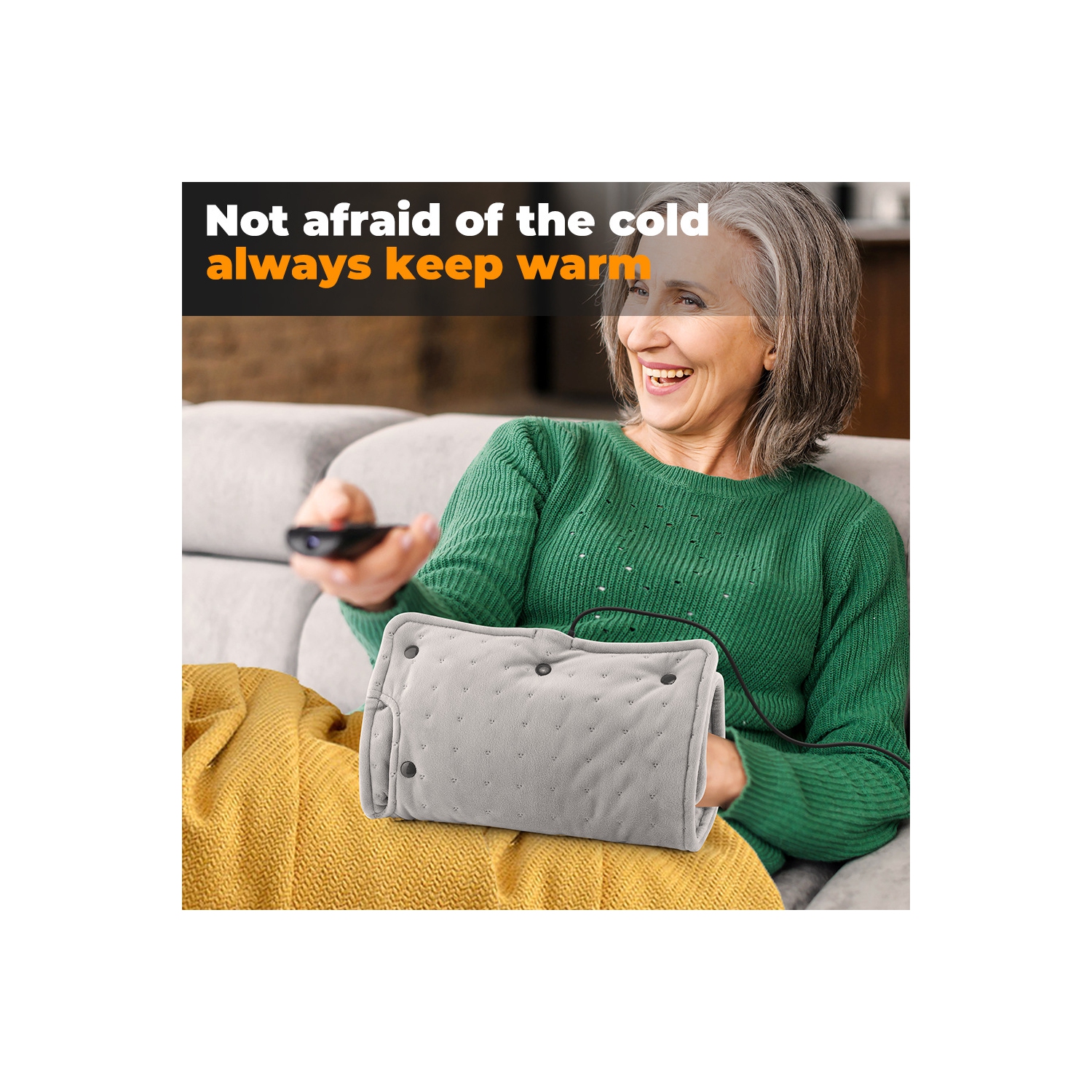 Electric Heating Muff, Heating Hand Warmer Electric Muff Plug in - Winter and Autumn Stable Heating Hand Warmer Intelligent(10.6" x 19.7")