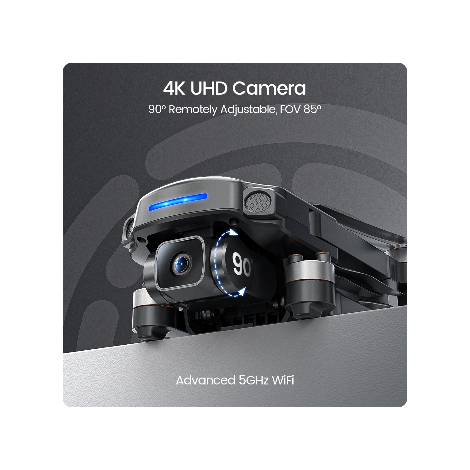 Holy Stone HS360S 249g GPS Drone for Adults Beginner with 4K UHD Camera, Foldable 5G FPV RC Quadcopter with 10000 Feet Control Range, Brushless