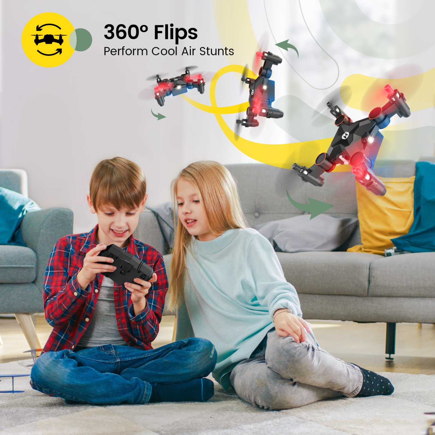 Holy Stone HS190 Foldable Mini Drone Under 249g for Kids Beginners,RC Nano Quadcopter with Altitude Hold,3D Flips,High Speeds Rotation,Throw to Go,