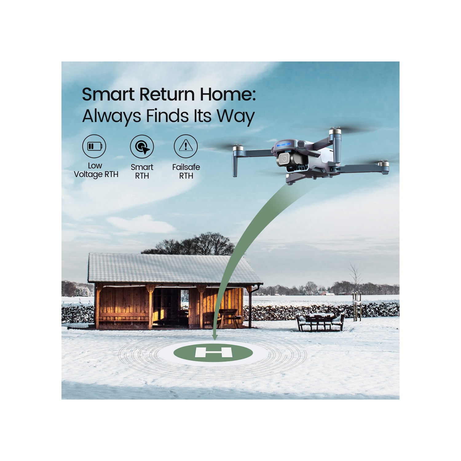 Holy Stone HS360S GPS Drone Under 249g for Adults Beginner with 4K UHD Camera,Foldable 5G FPV RC Quadcopter with 10000 Feet Control Range, Follow Me,