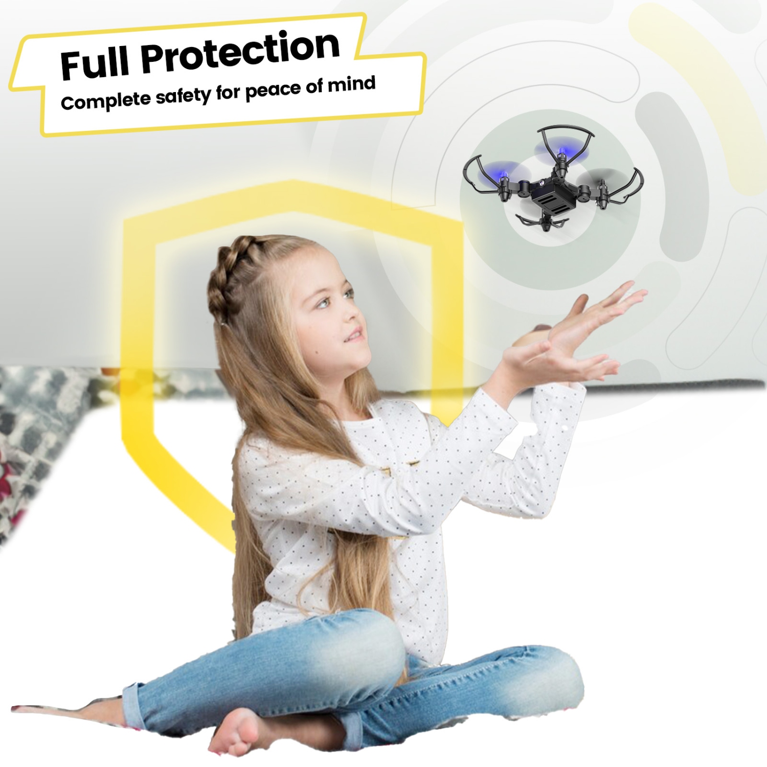 Holy Stone HS190 Foldable Mini Drone Under 249g for Kids Beginners,RC Nano Quadcopter with Altitude Hold,3D Flips,Throw to Go,One Key Return, Great