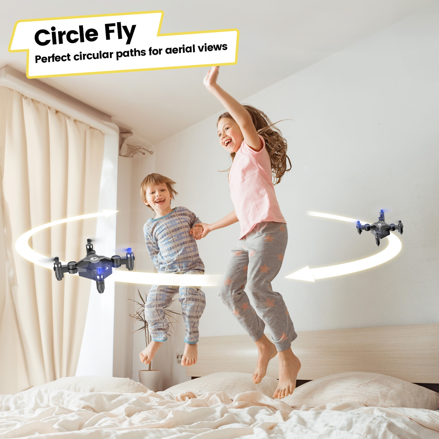 Holy Stone HS190 Foldable Mini Drone Under 249g for Kids Beginners,RC Nano Quadcopter with Altitude Hold,3D Flips,Throw to Go,One Key Return, Great