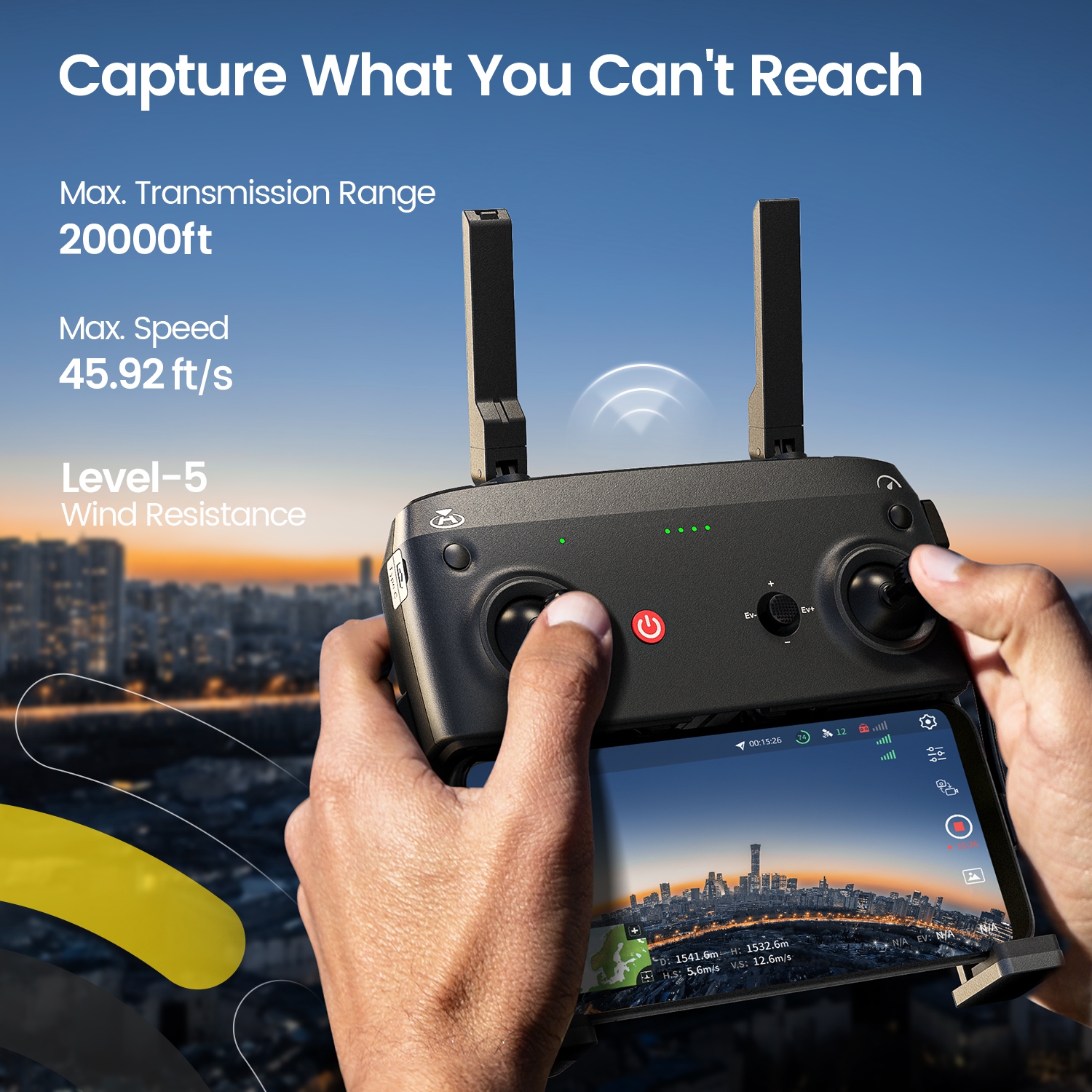 Holy Stone HS900 Drones Under 249g for Adults with Camera 4k,3 Axis Brushless Gimbal Drone with 20000Ft Range, Visual Tracking, 4K/30FPS Video, 8k