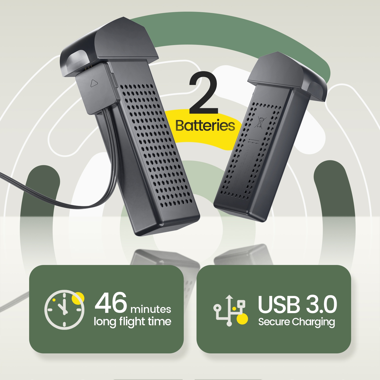 Drone GPS HS175D de Holy Stone de moins de 249&nbsp;g avec caméra 4K pour quadricoptère téléguidé adulte avec retour automatique, Follow Me, Waypoint