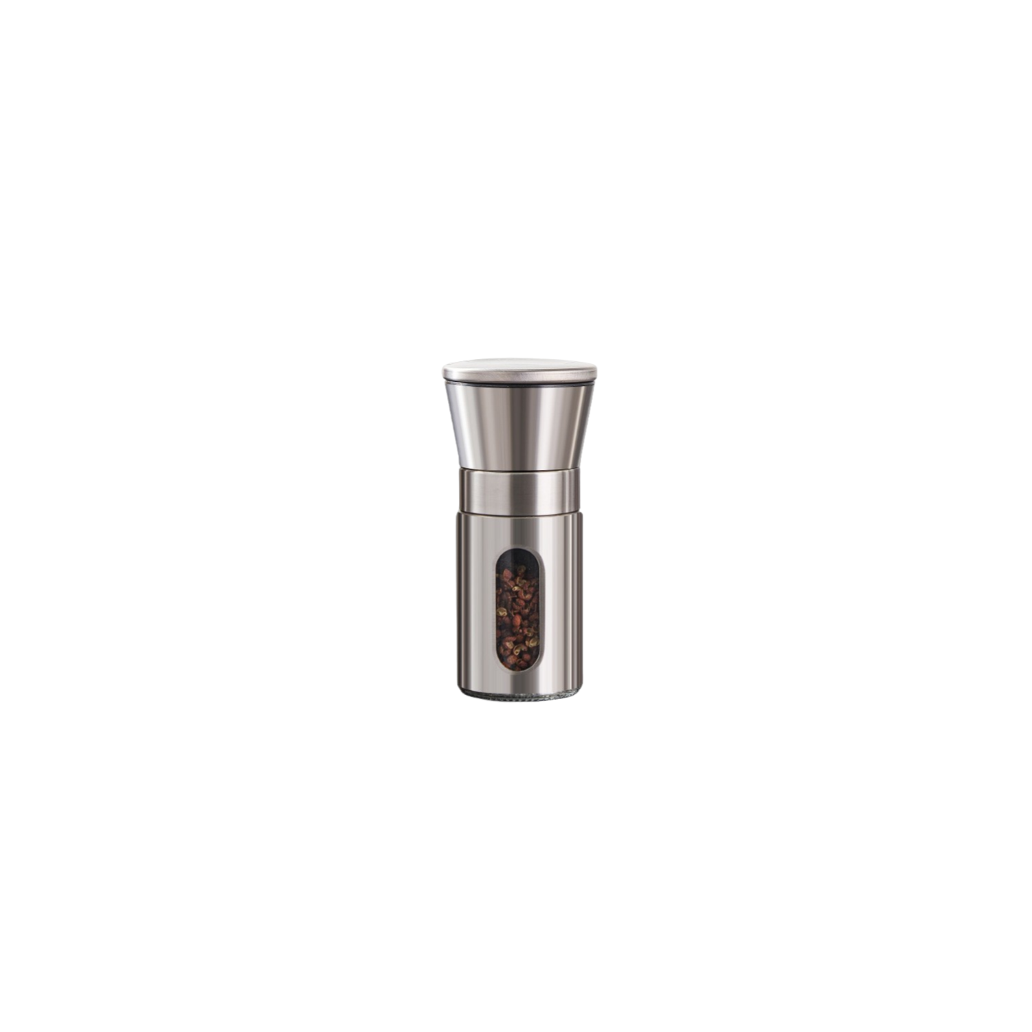 Stainless steel pepper grinder, home kitchen seasoning, black pepper, pepper grinder, sea salt pepper - 120ml