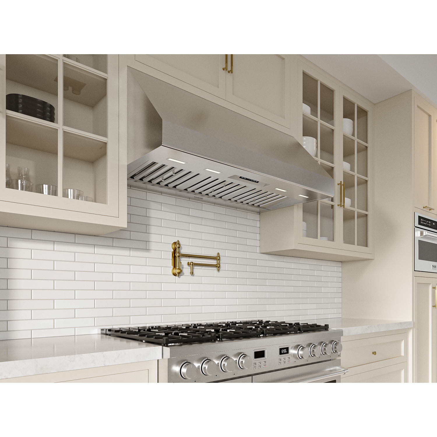 Hotte de dessous d'armoire/murale Pro de 48&nbsp;po de Thor Kitchen – Modèle TUCH4818