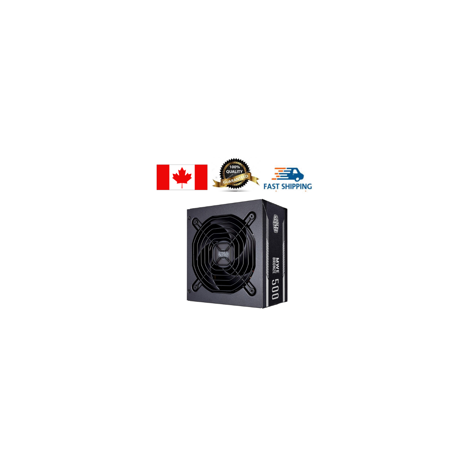 Bloc d'alimentation certifié 80 Plus de 500 watts MWE Bronze de 500 watts de Cooler Master