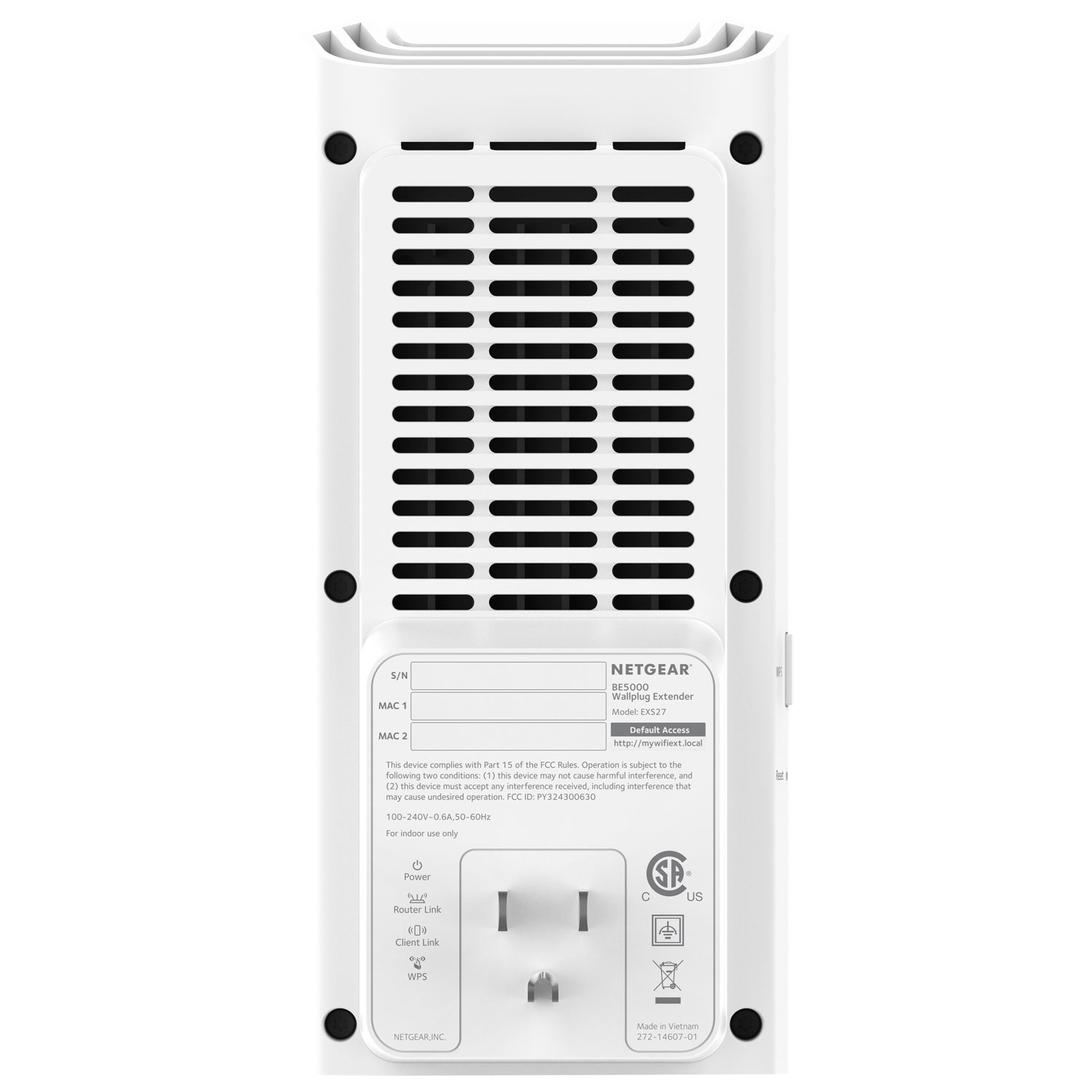 Prolongateur de portée bibande Wi-Fi 7 Nighthawk BE5000 de NETGEAR