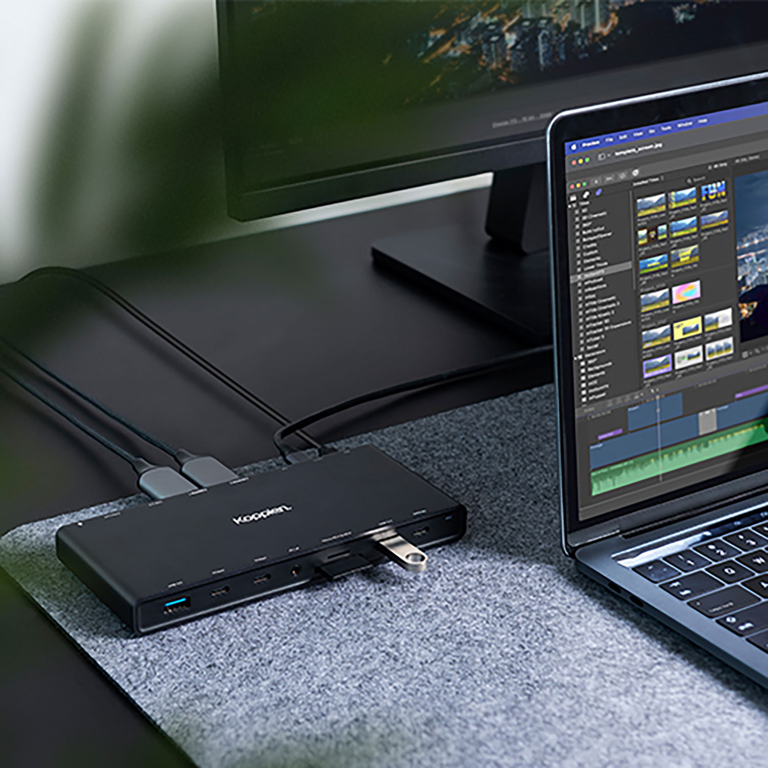 Kopplen 14-Ports 8K 30Hz USB-C Hub with Power Delivery