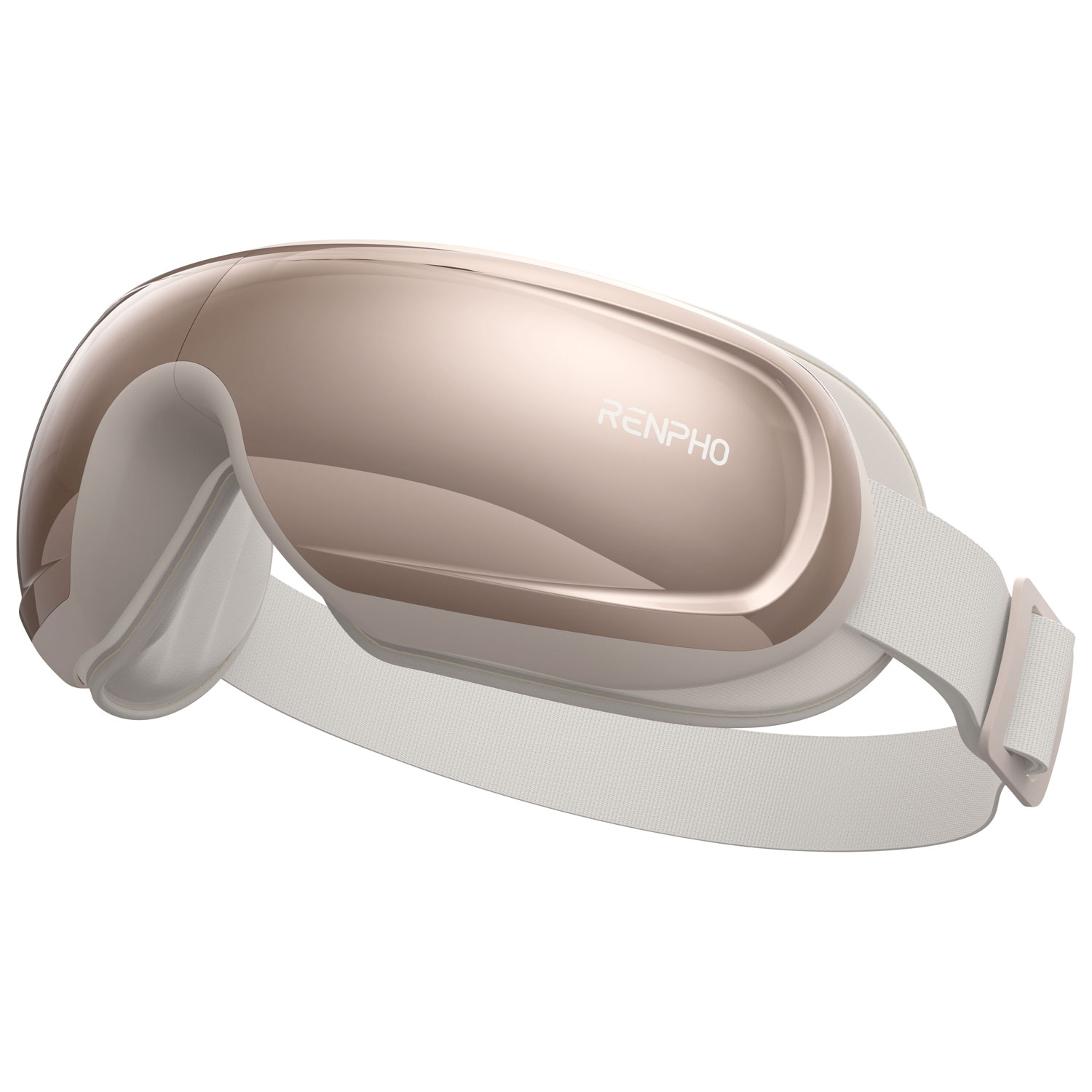 Masque de massage chaud et froid pour les yeux Eyeris 3 de Renpho avec contrôle vocal - Rose doré