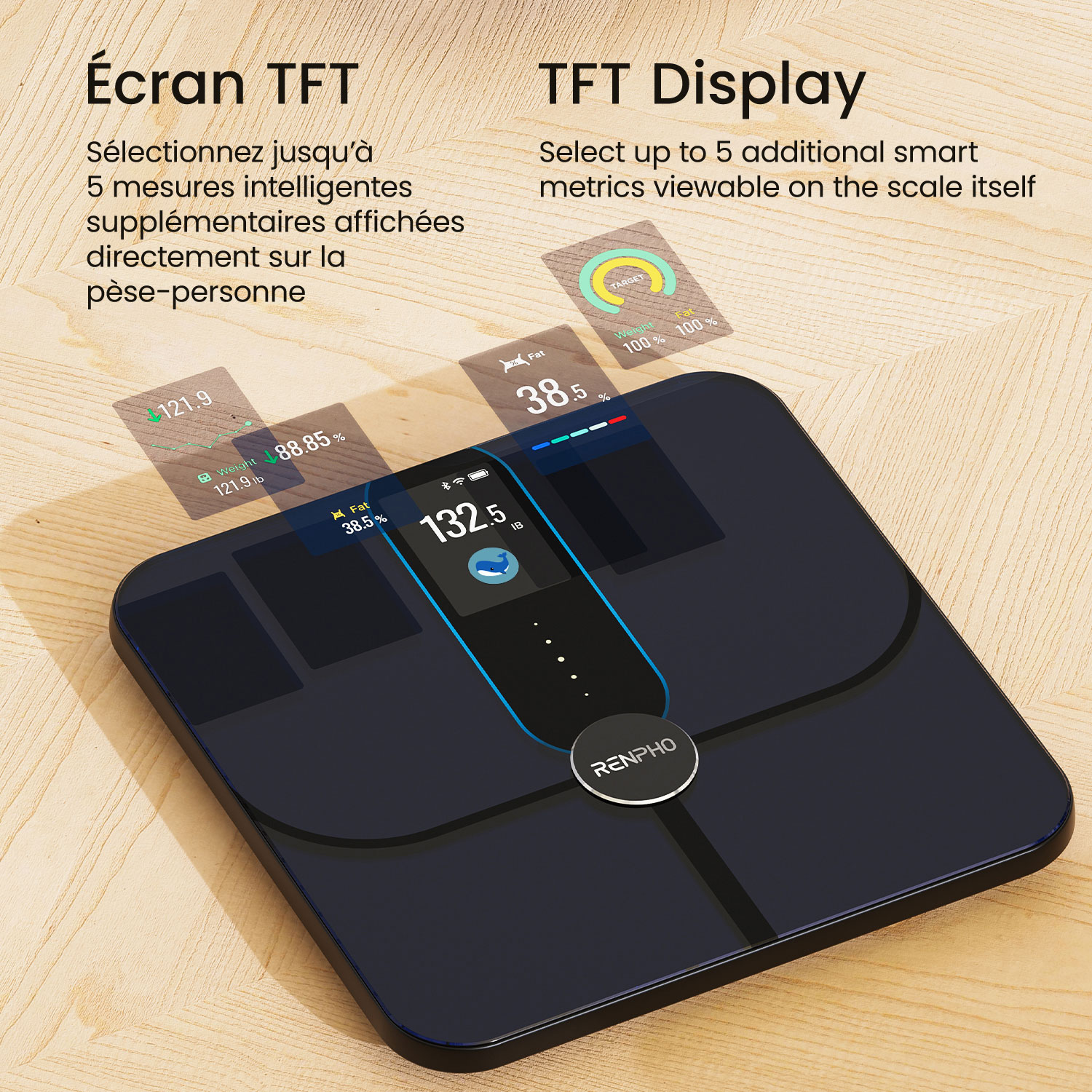 Renpho Elis Nova Smart Scale - Black