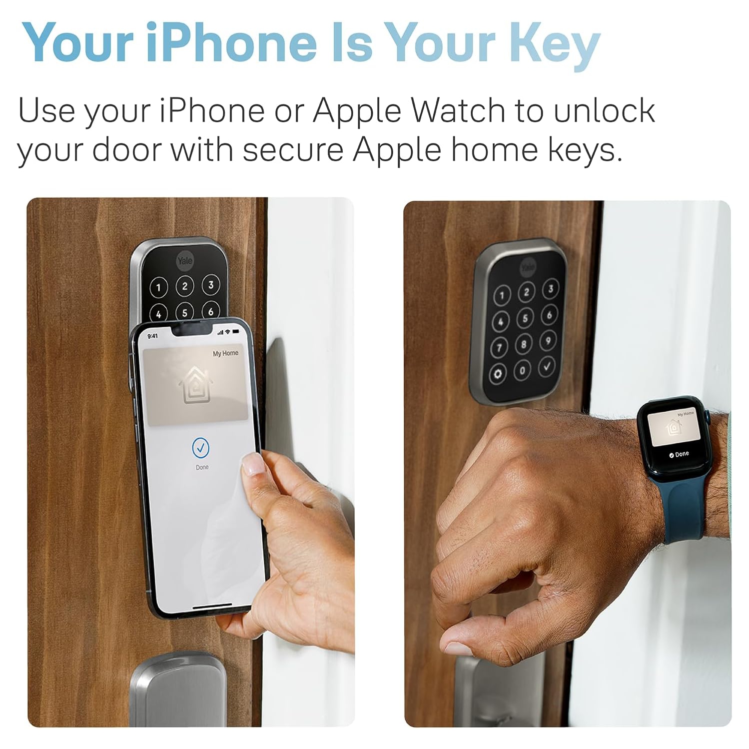 Serrure Assure Lock 2 Plus de Yale avec clés et Wi-Fi - Suède noir