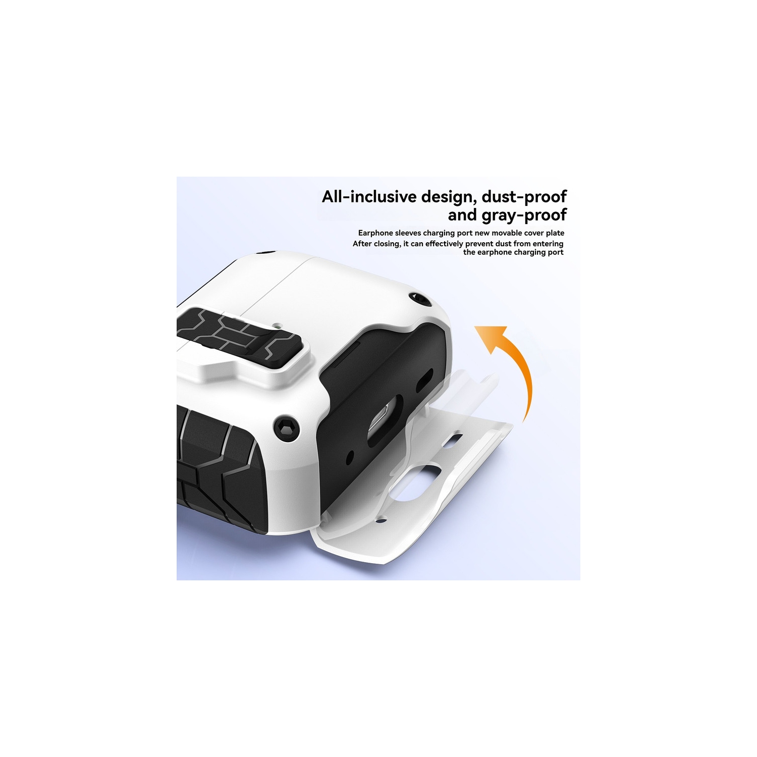 Earphone case for AirPods 4 Bluetooth earphone case, snap-on - earphone case only