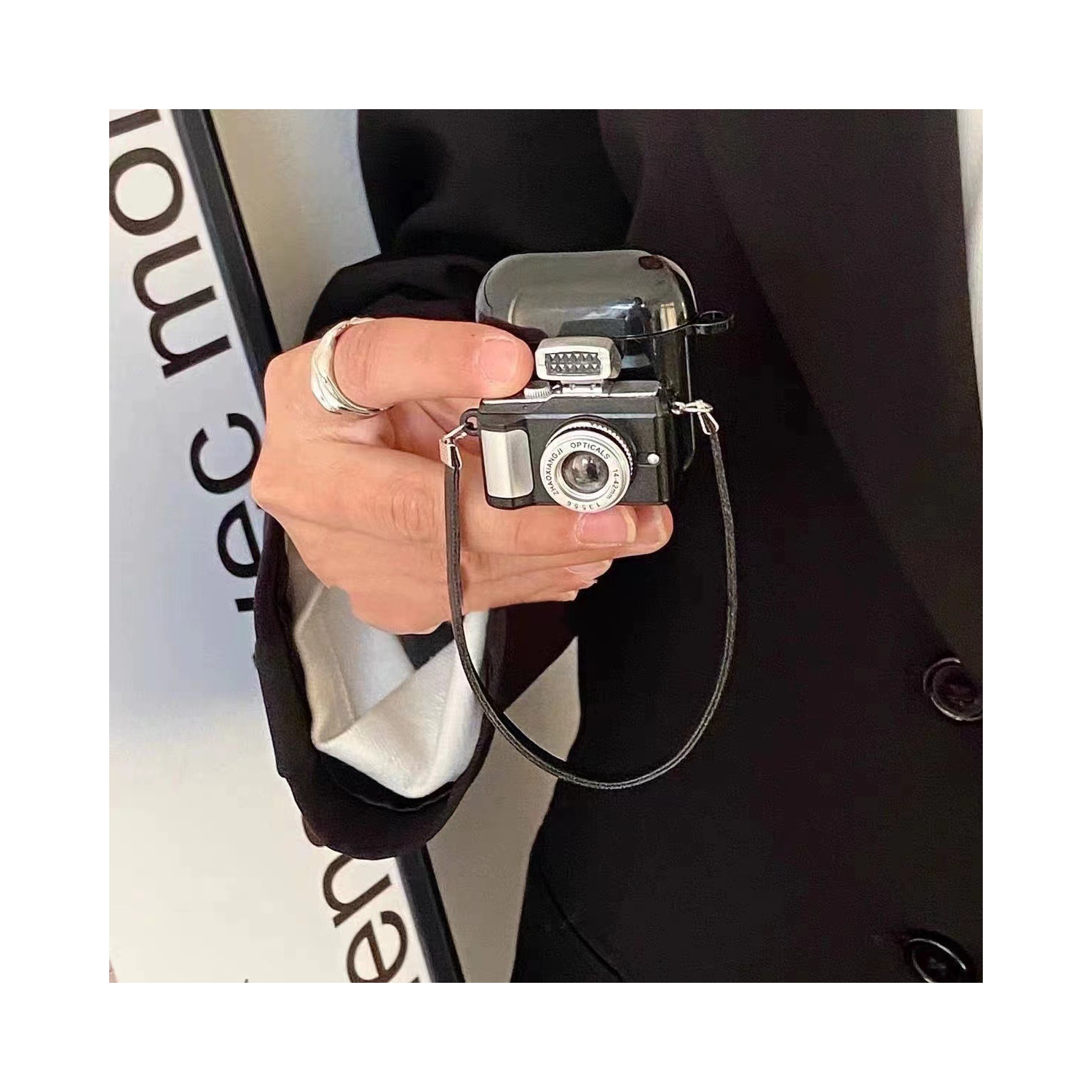 Flash camera shape, suitable for Airpods pro soft shell Apple earphone protective case - earphone protective case only