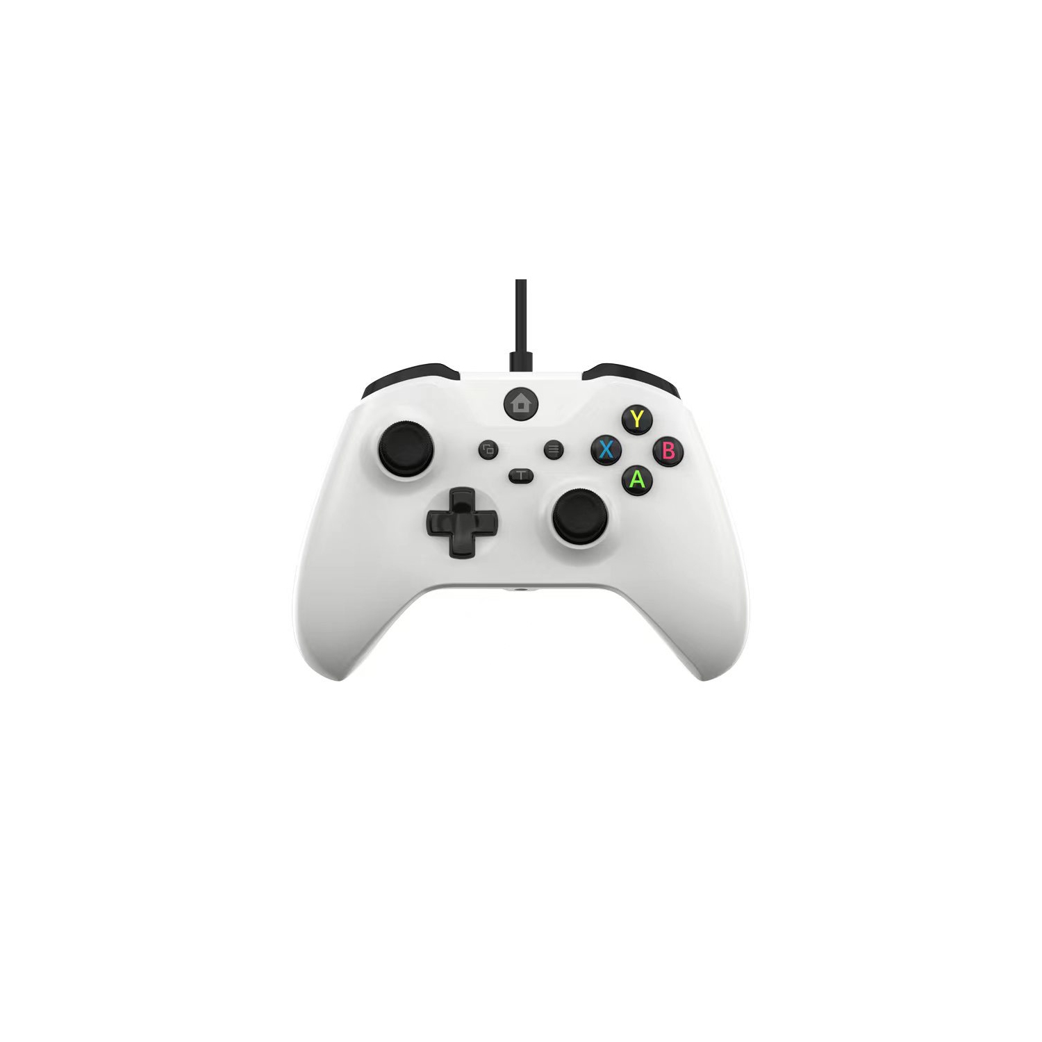 Applicable to XBOX ONE wired game controller PC/XBOXONE S game controller ONE X wired controller high-precision control Hall linear trigger-white
