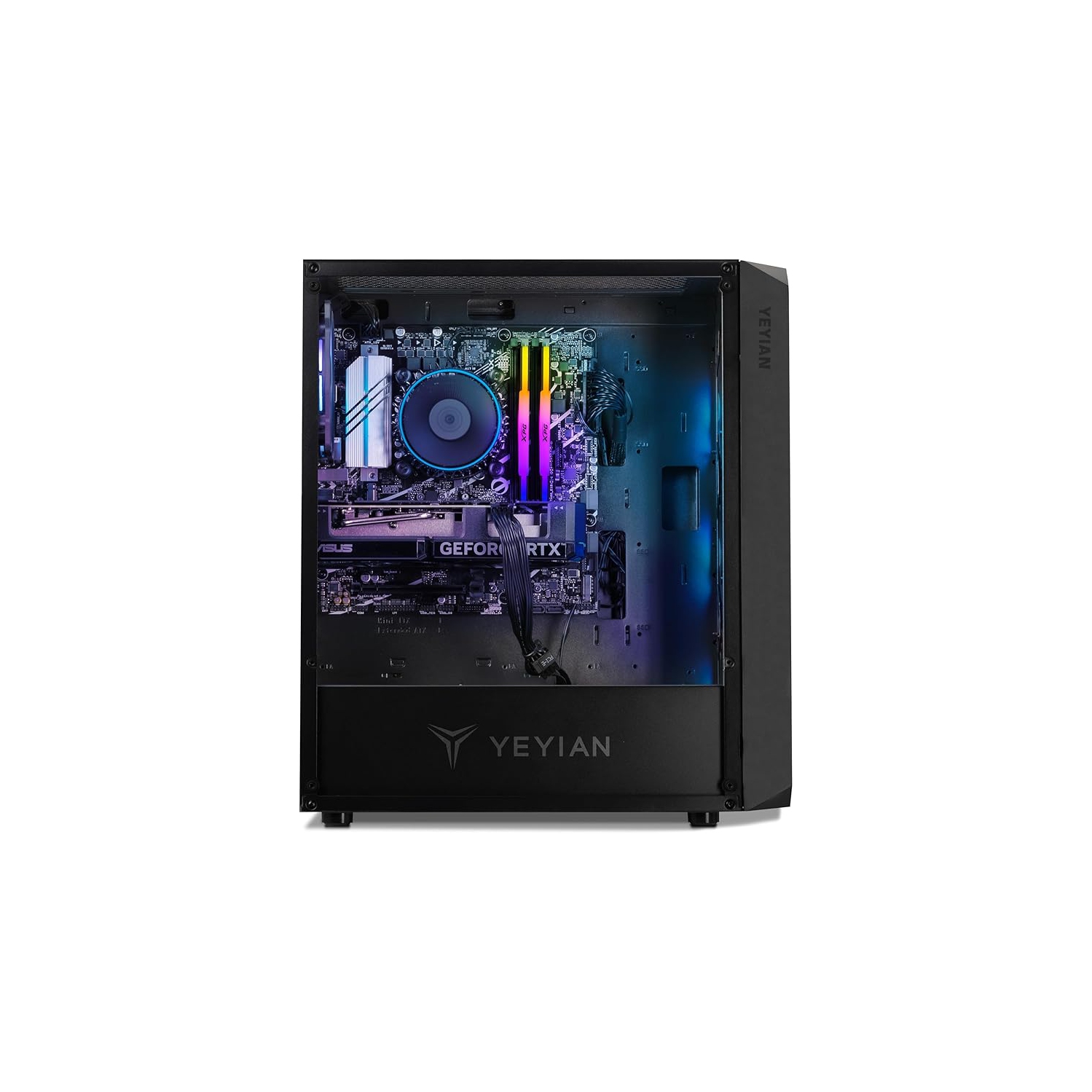 YEYIAN Yumi Prebuilt VR & AI Gaming PC, Intel i5 14400F up to 4.7GHz, RTX 5060 Ti 8GB GDDR7, 32GB DDR5 RGB 6000MHz, 1TB SSD, B760 Motherboard, Win 11