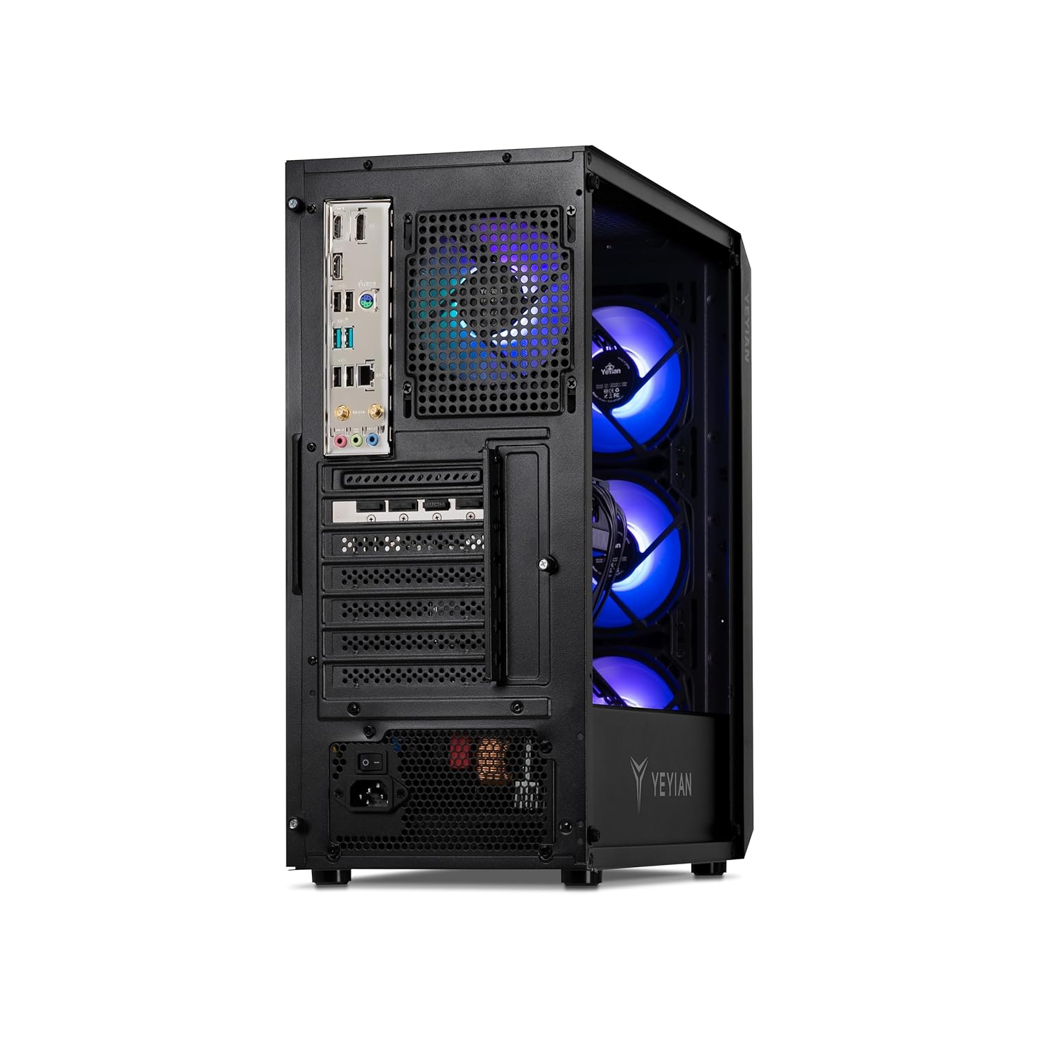 YEYIAN Yumi Prebuilt VR & AI Gaming PC, Intel i5 14400F up to 4.7GHz, RTX 5060 Ti 8GB GDDR7, 32GB DDR5 RGB 6000MHz, 1TB SSD, B760 Motherboard, Win 11